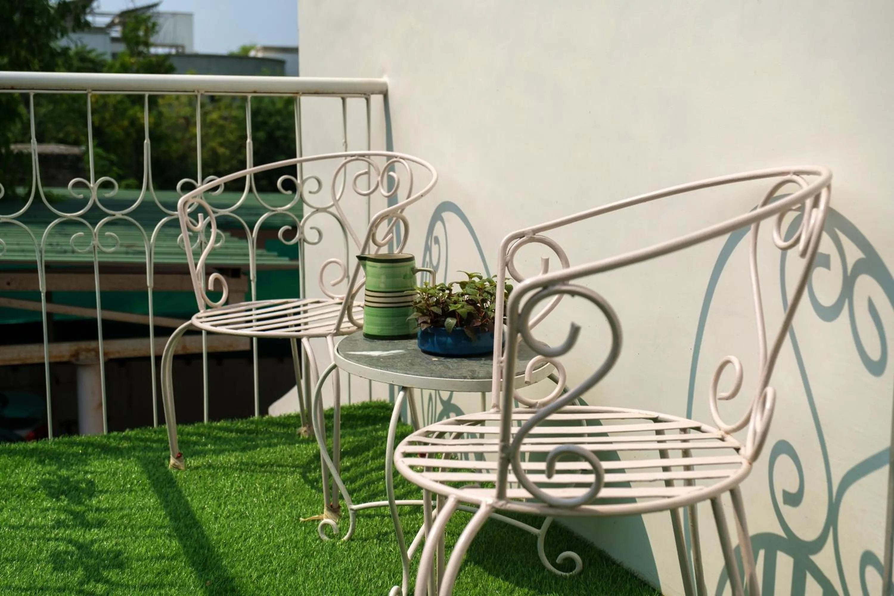 Balcony/Terrace in Shree Nikunj - A Luxury Boutique Homestay in Jaipur