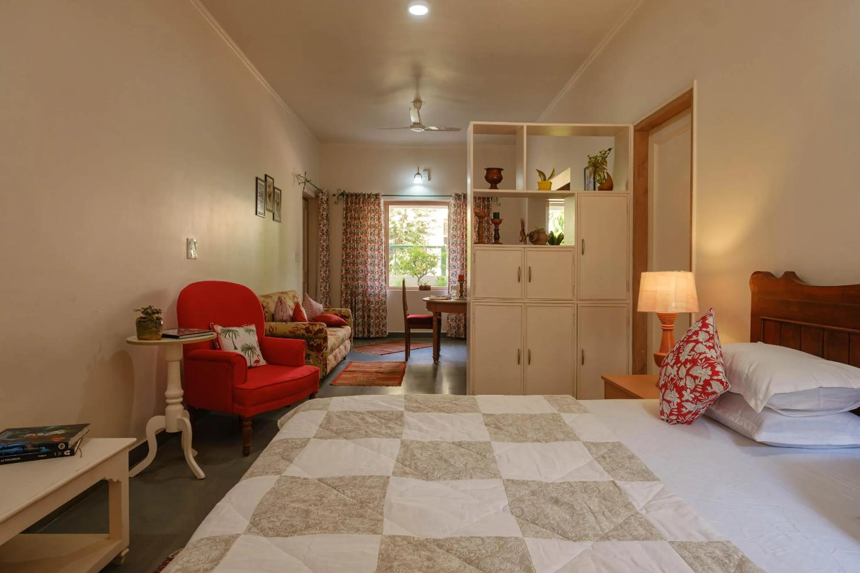 Photo of the whole room, Bed in Shree Nikunj - A Luxury Boutique Homestay in Jaipur