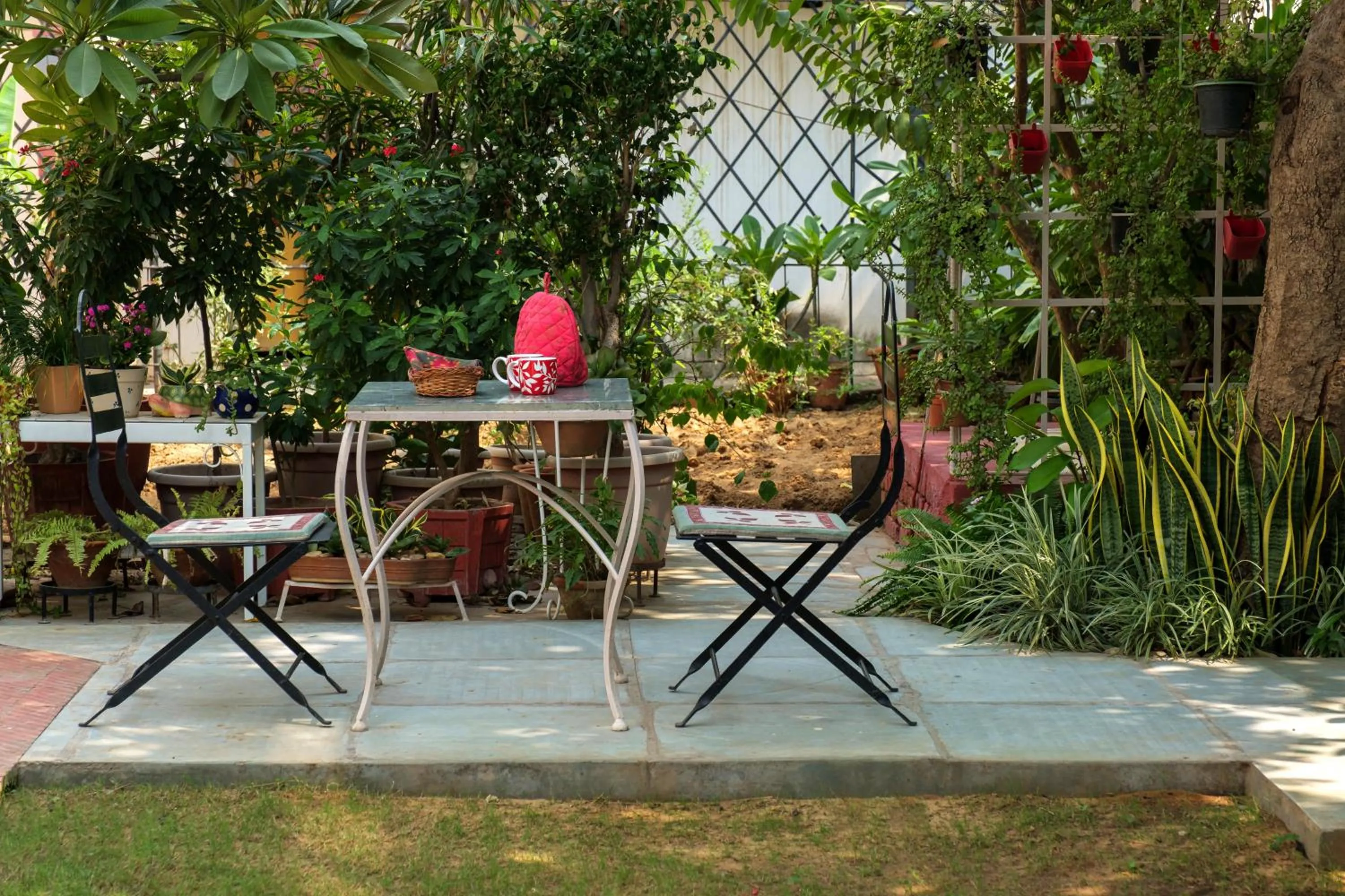 Patio in Shree Nikunj - A Luxury Boutique Homestay in Jaipur