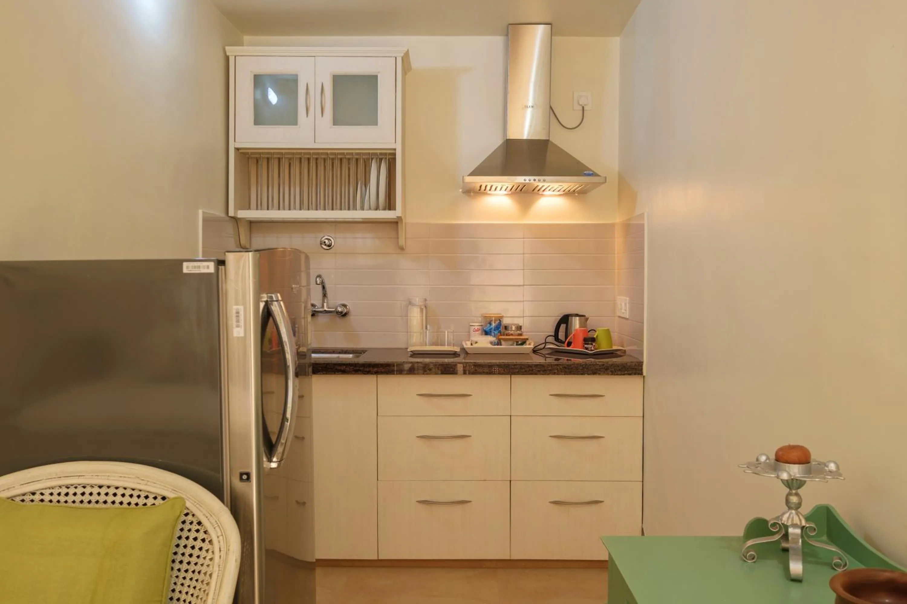 Kitchen or kitchenette in Shree Nikunj - A Luxury Boutique Homestay in Jaipur