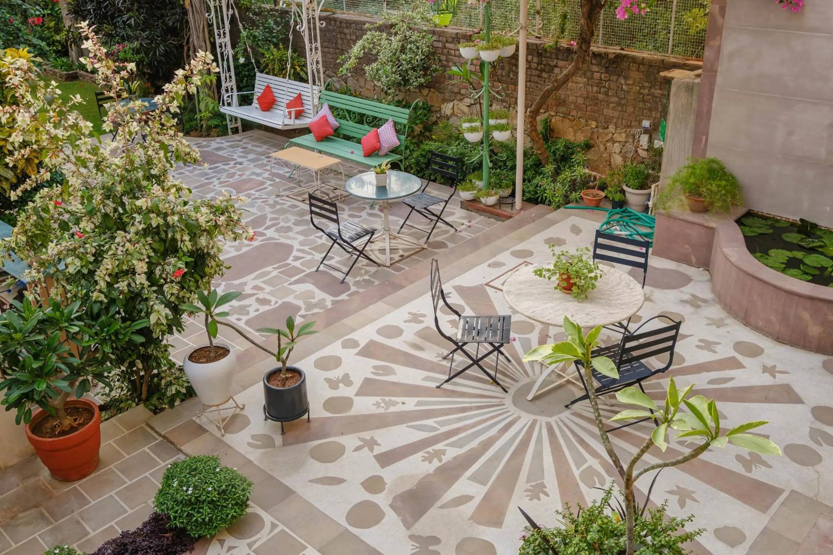 Patio in Shree Nikunj - A Luxury Boutique Homestay in Jaipur