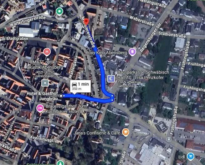 Parking in Hotel Jungbräu