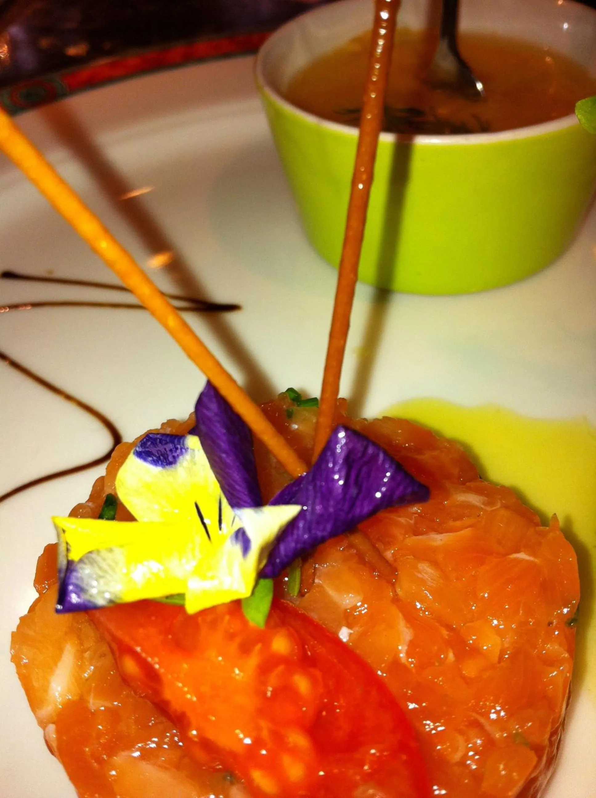 Food close-up in Hôtel Glanis