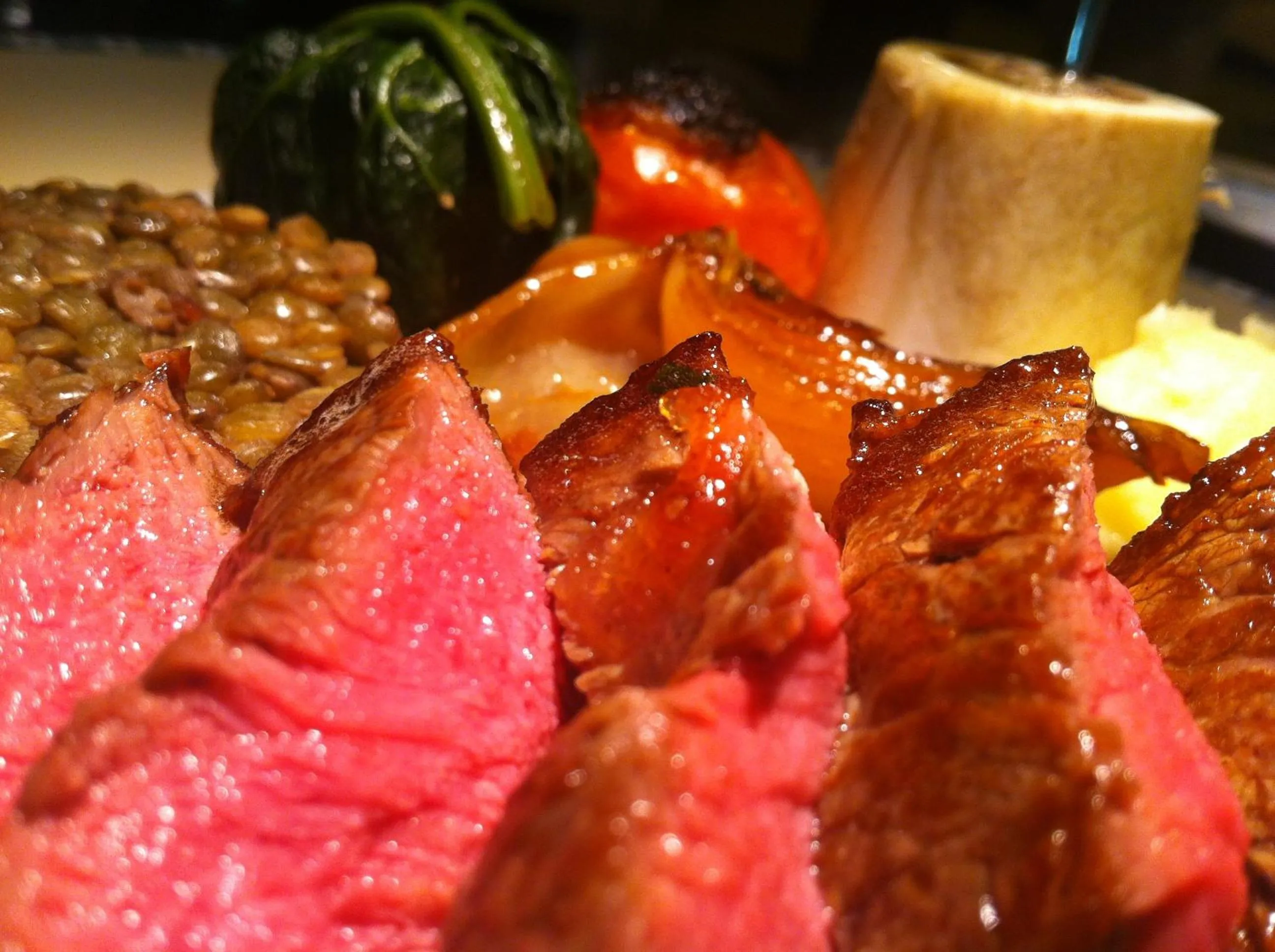 Food close-up in Hôtel Glanis