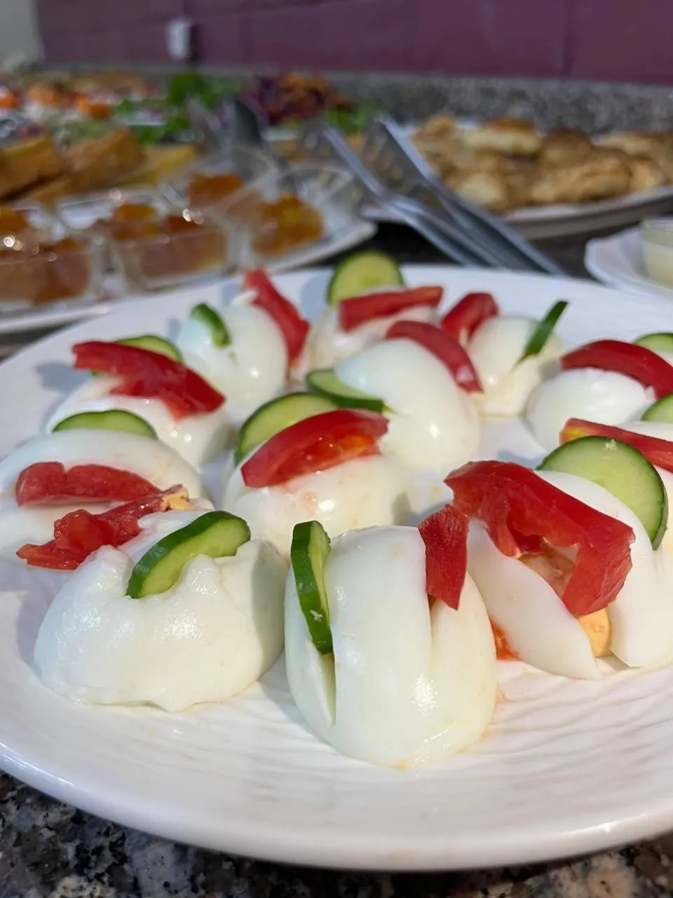 Buffet breakfast in AL ARDA HYATT