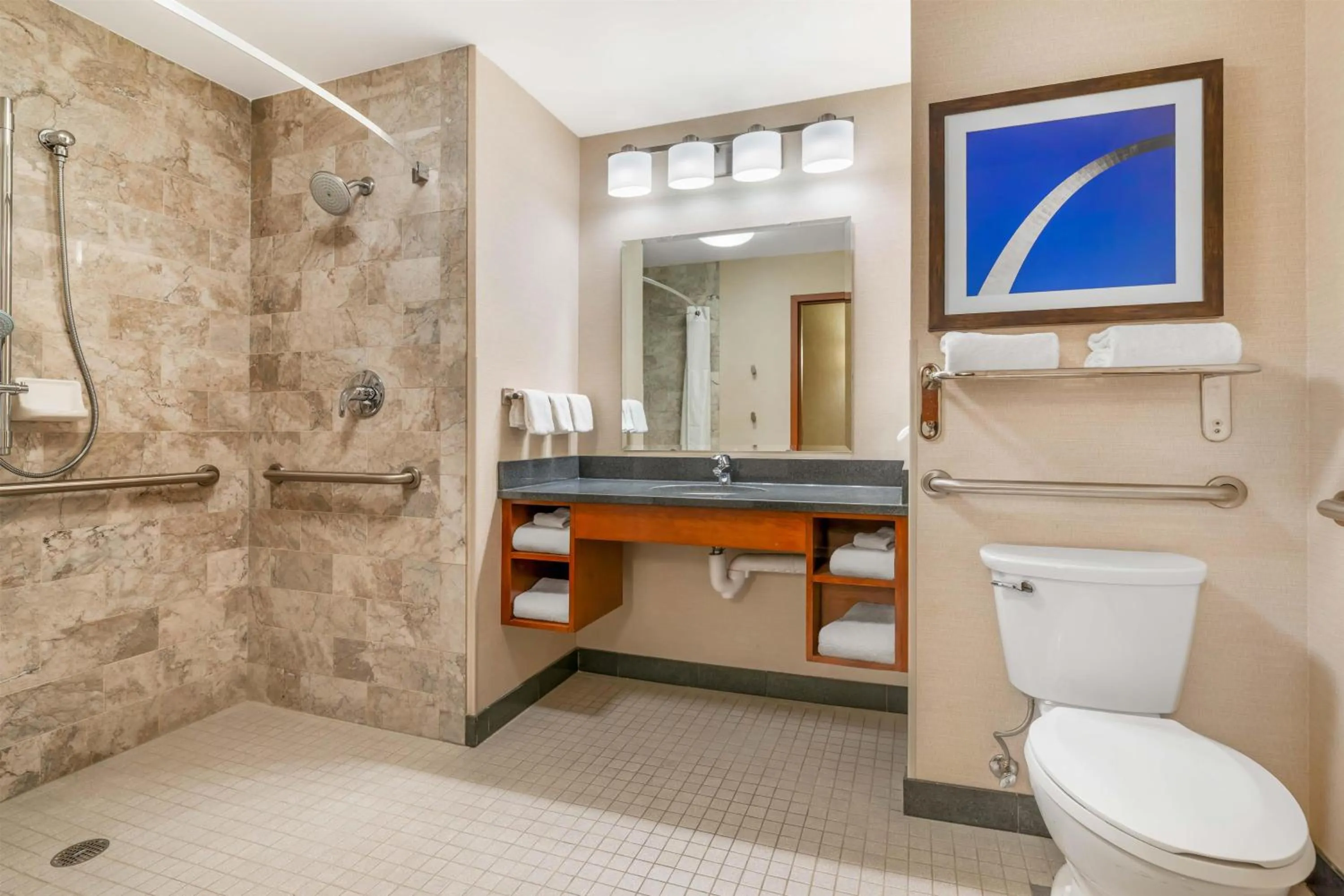 Bathroom in Drury Plaza Hotel St Louis Brentwood