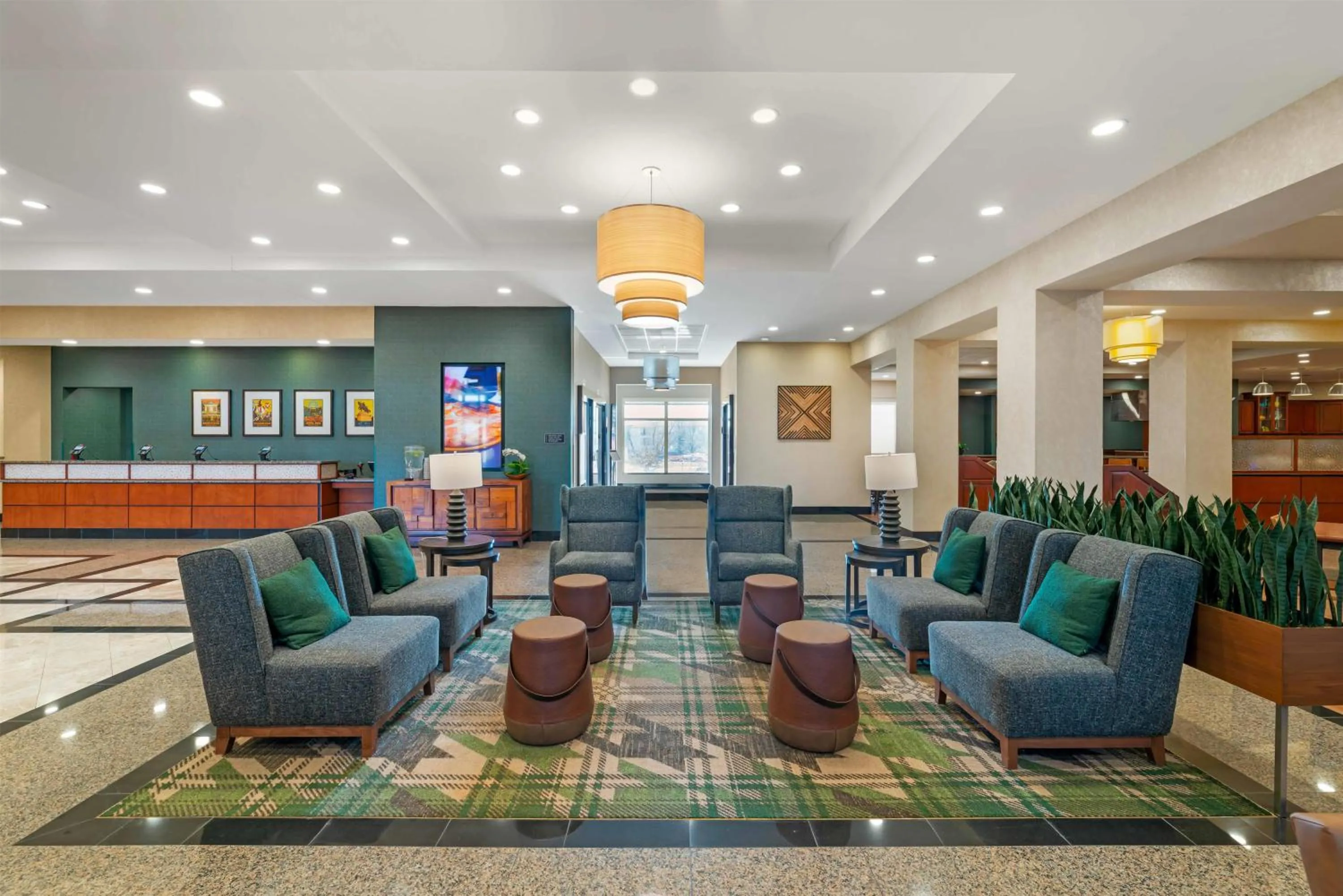 Lobby or reception in Drury Plaza Hotel St Louis Brentwood