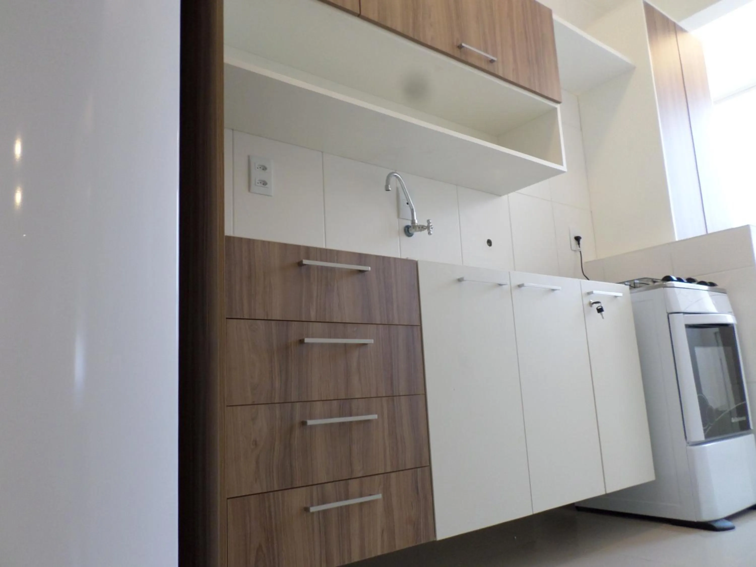 Kitchen or kitchenette in Apartamento Atalaia