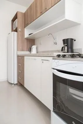 Kitchen or kitchenette in Apartamento Atalaia