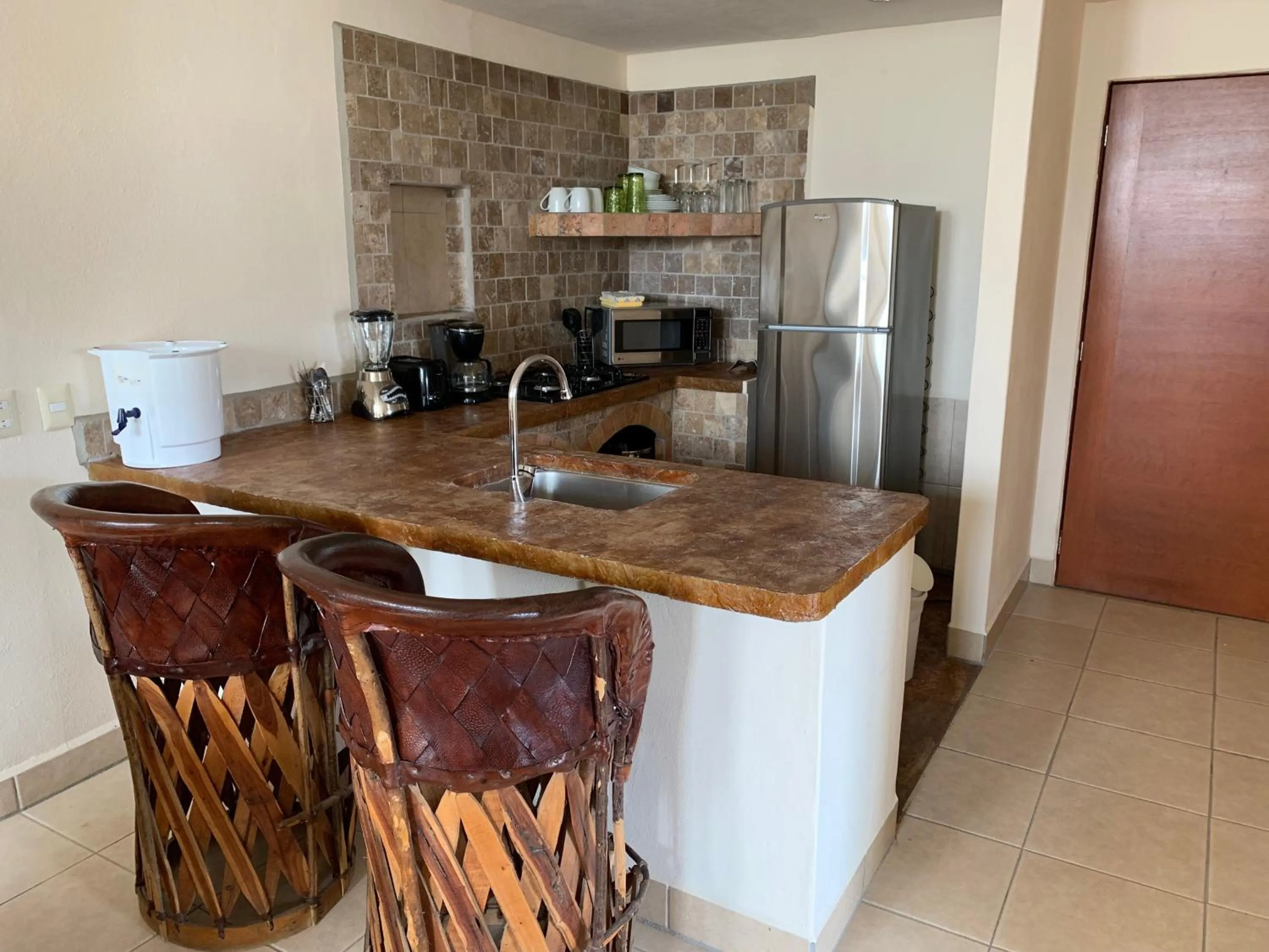 kitchen in Hotel Condominium La Posada de Bucerias
