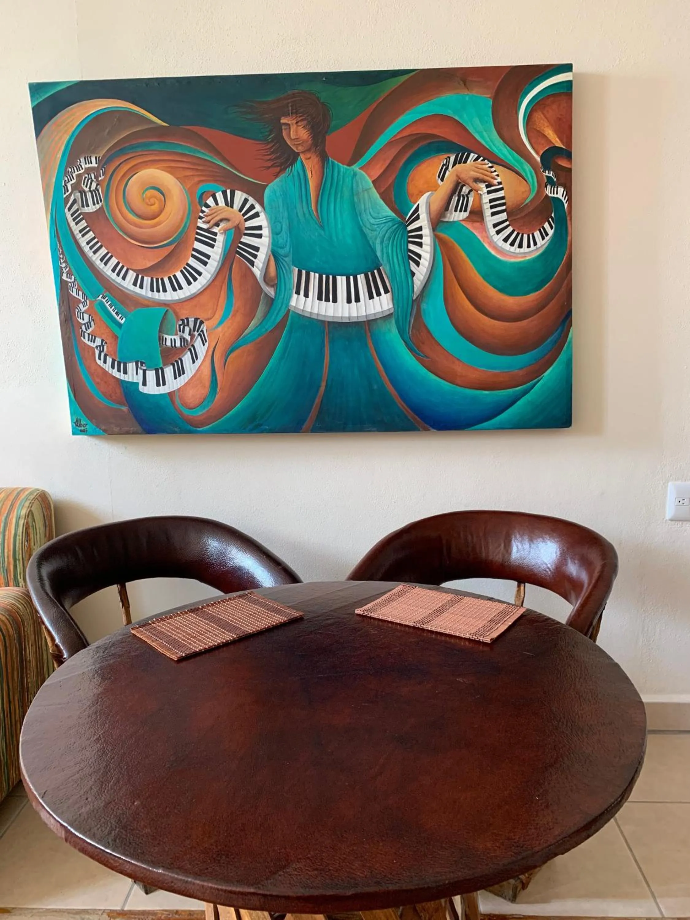 Dining area in Hotel Condominium La Posada de Bucerias