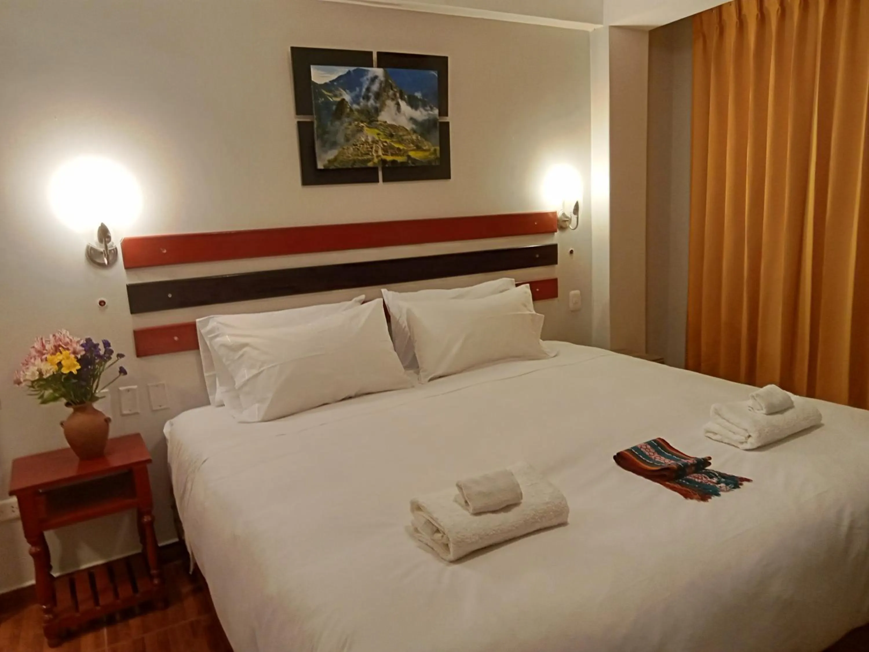 Bed in Raymi Inn MachuPicchu