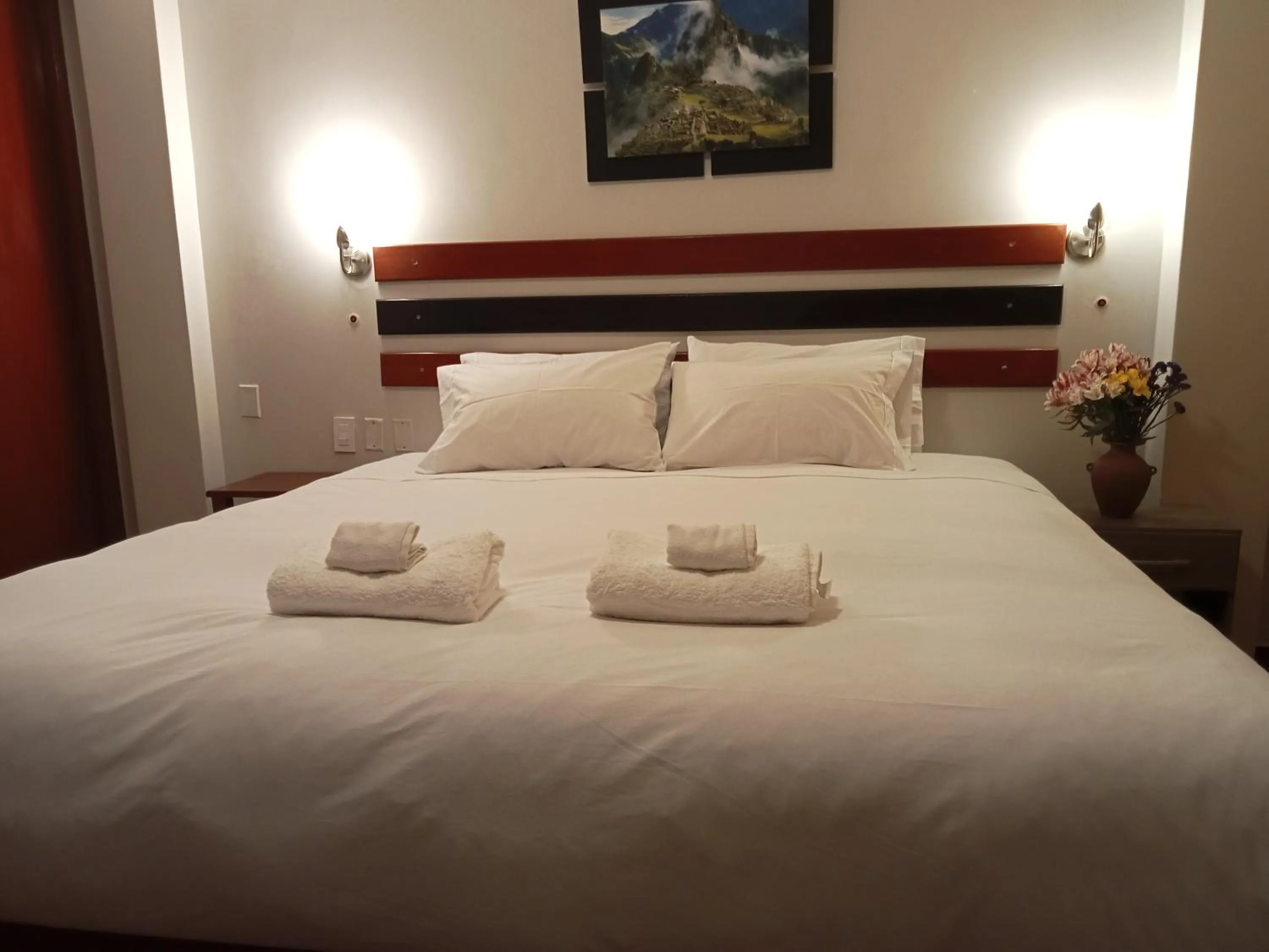 Bed in Raymi Inn MachuPicchu