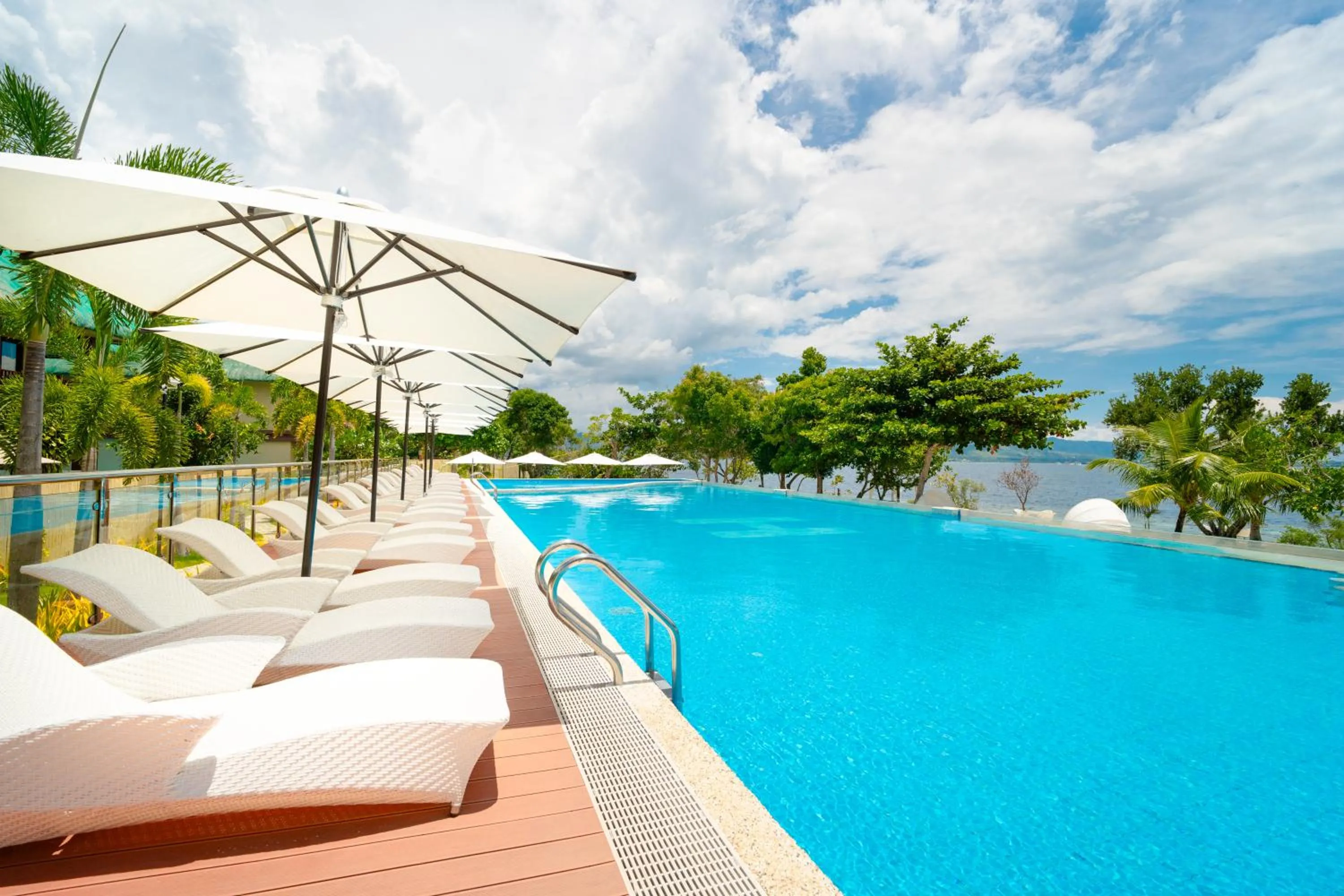 Swimming pool in H Resort Bohol - The Coral Cliff by SMS Hospitality