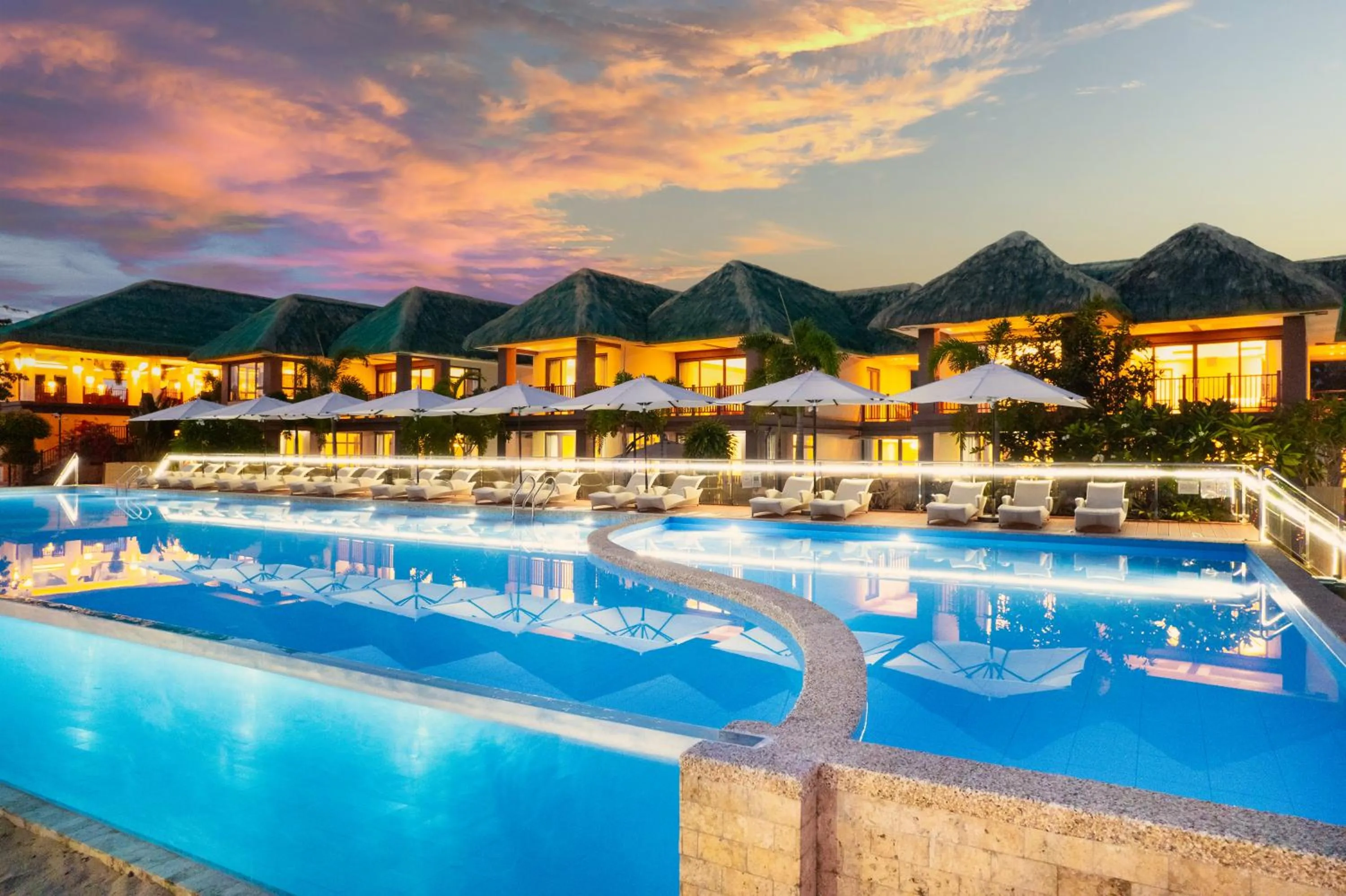 Pool view in H Resort Bohol - The Coral Cliff by SMS Hospitality