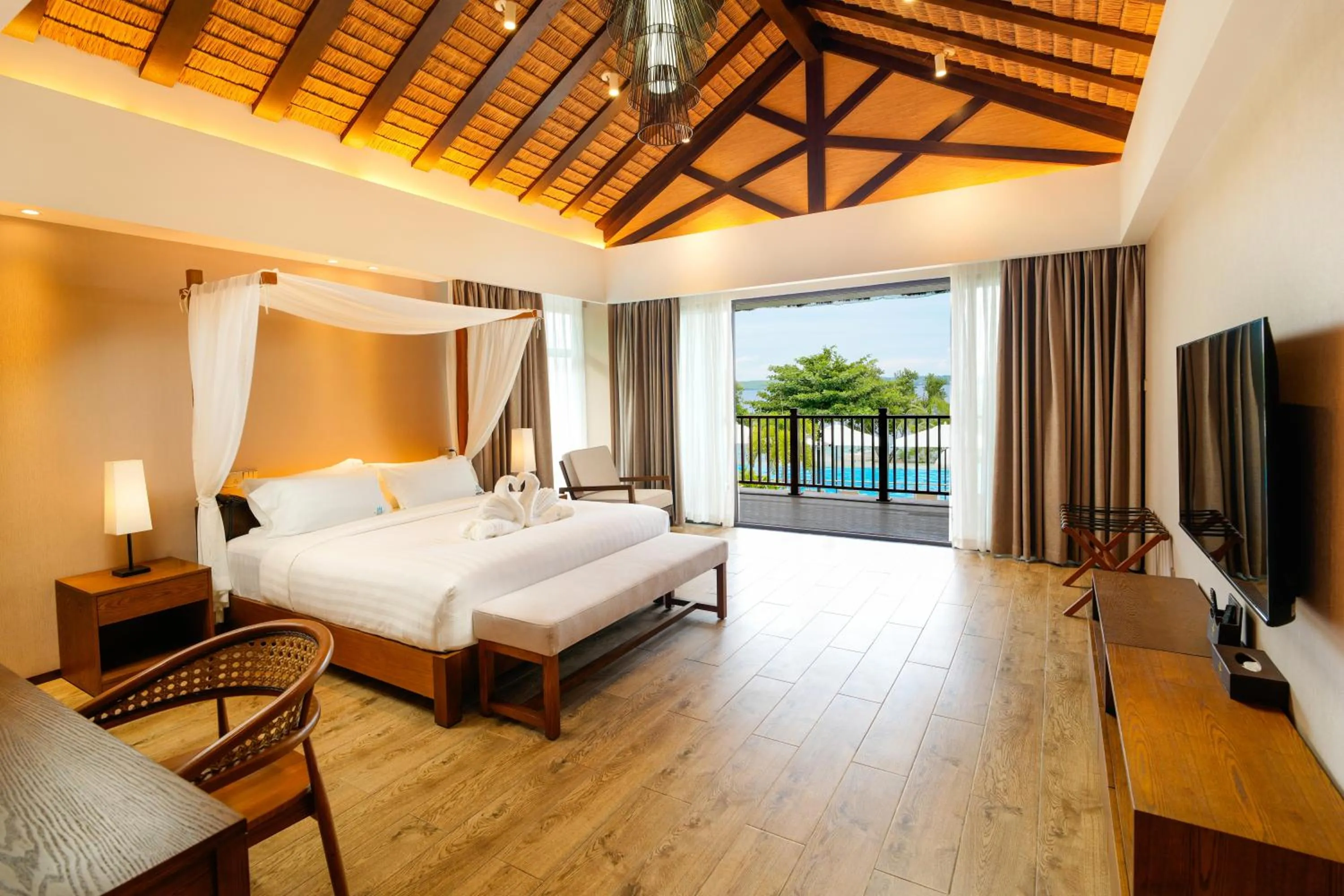 Bed in H Resort Bohol - The Coral Cliff by SMS Hospitality