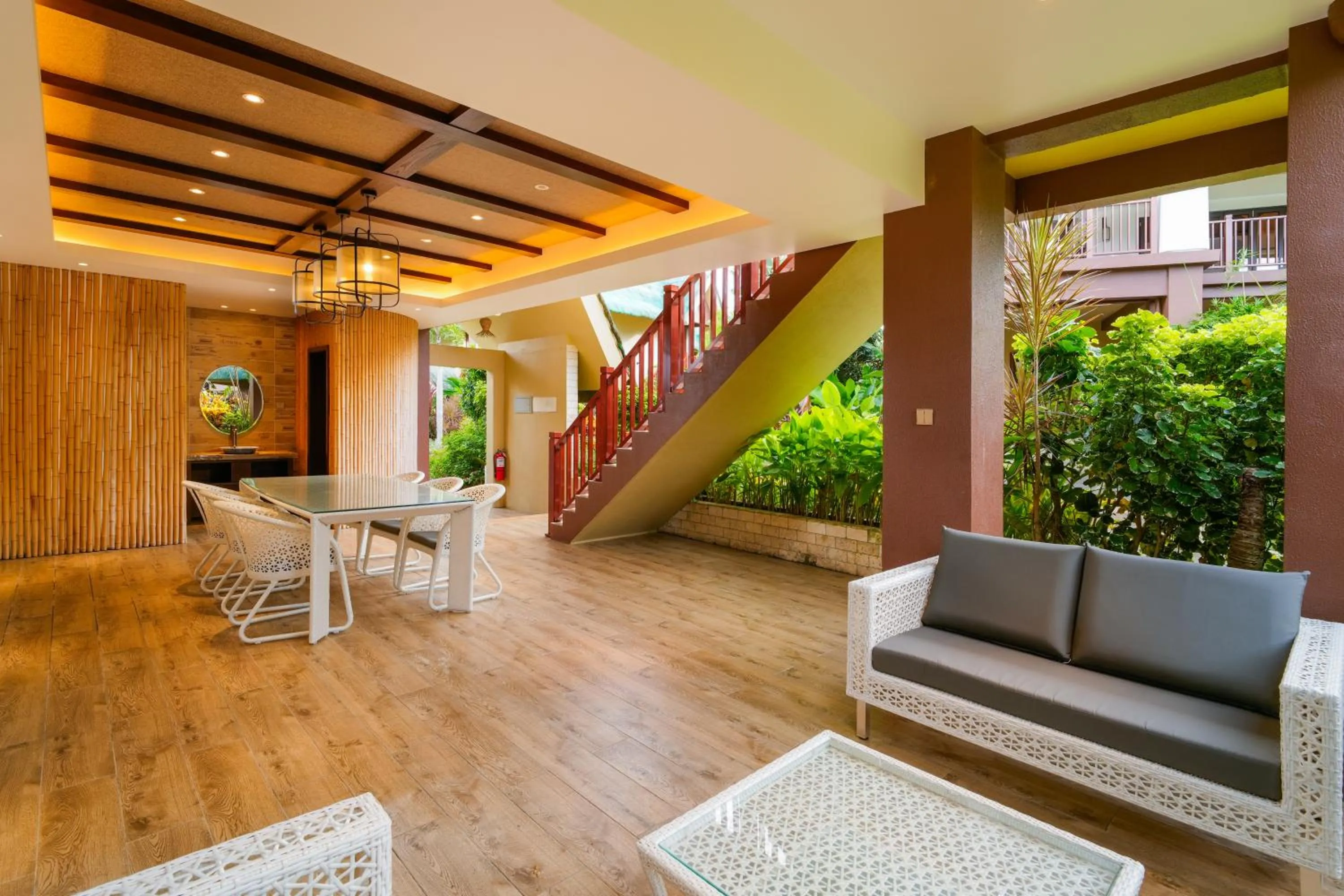 Patio in H Resort Bohol - The Coral Cliff by SMS Hospitality