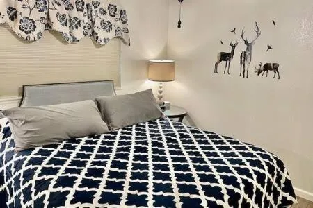 Bed in Deer Haven Hot Tub Foosball Pool Table