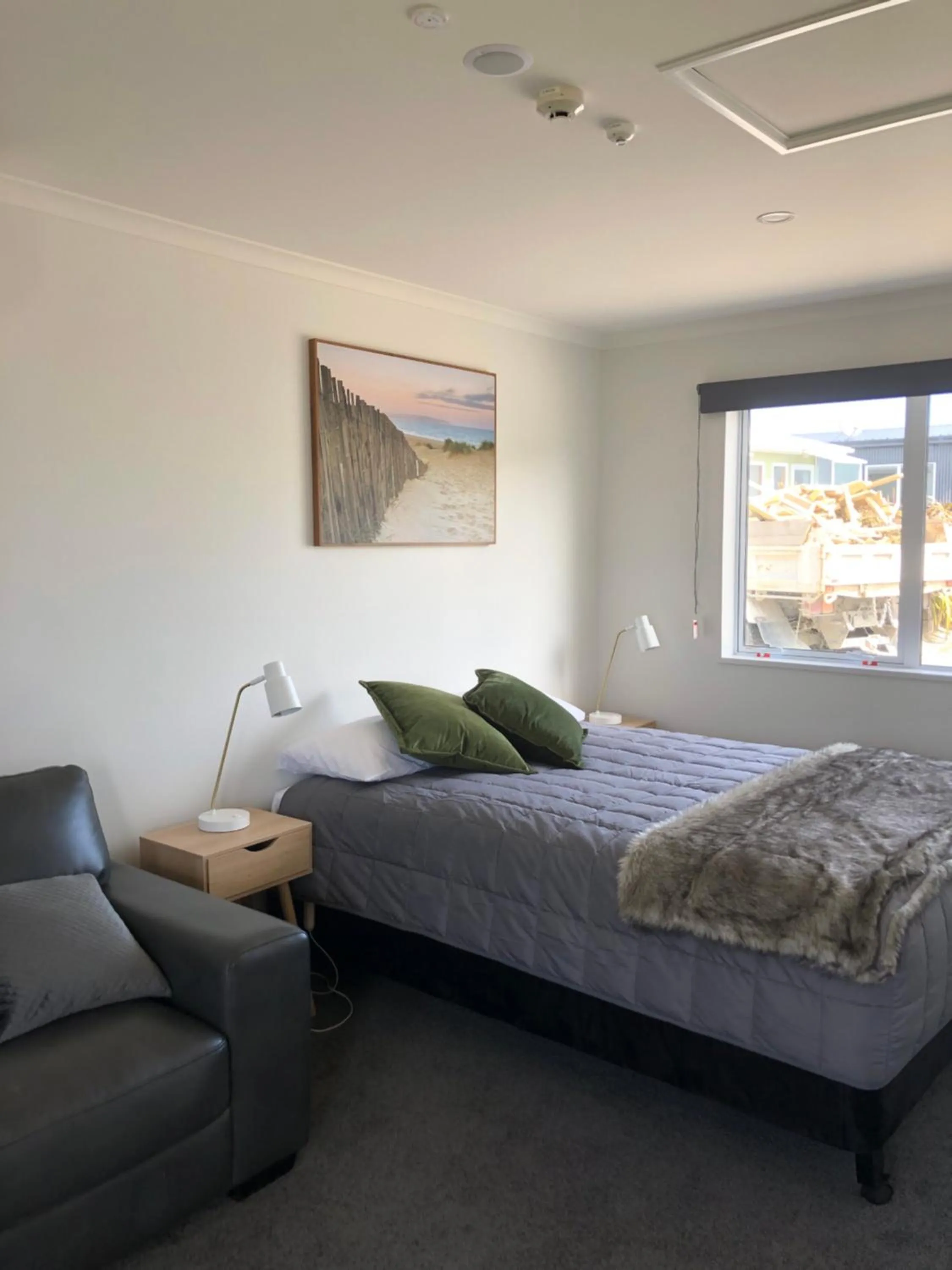 Bedroom, Bed in Kaka Point Motels