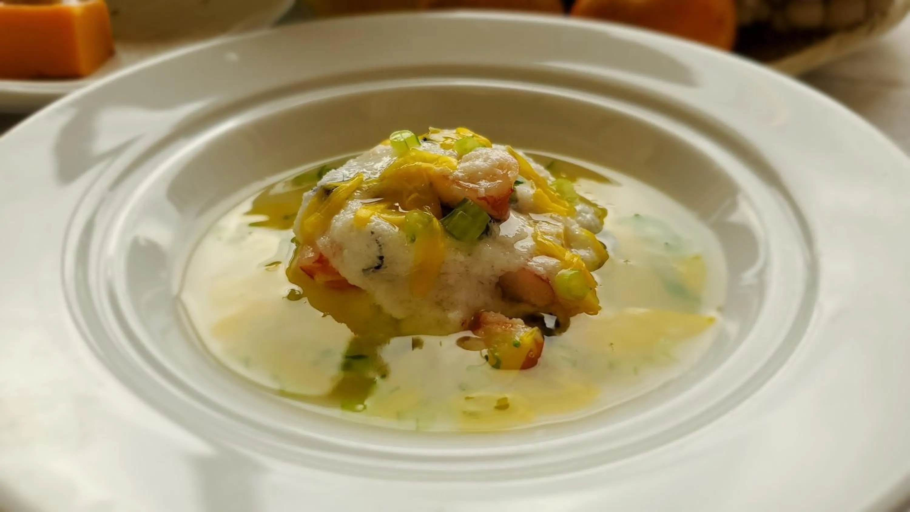 Food close-up in Kami no yama Azumaya