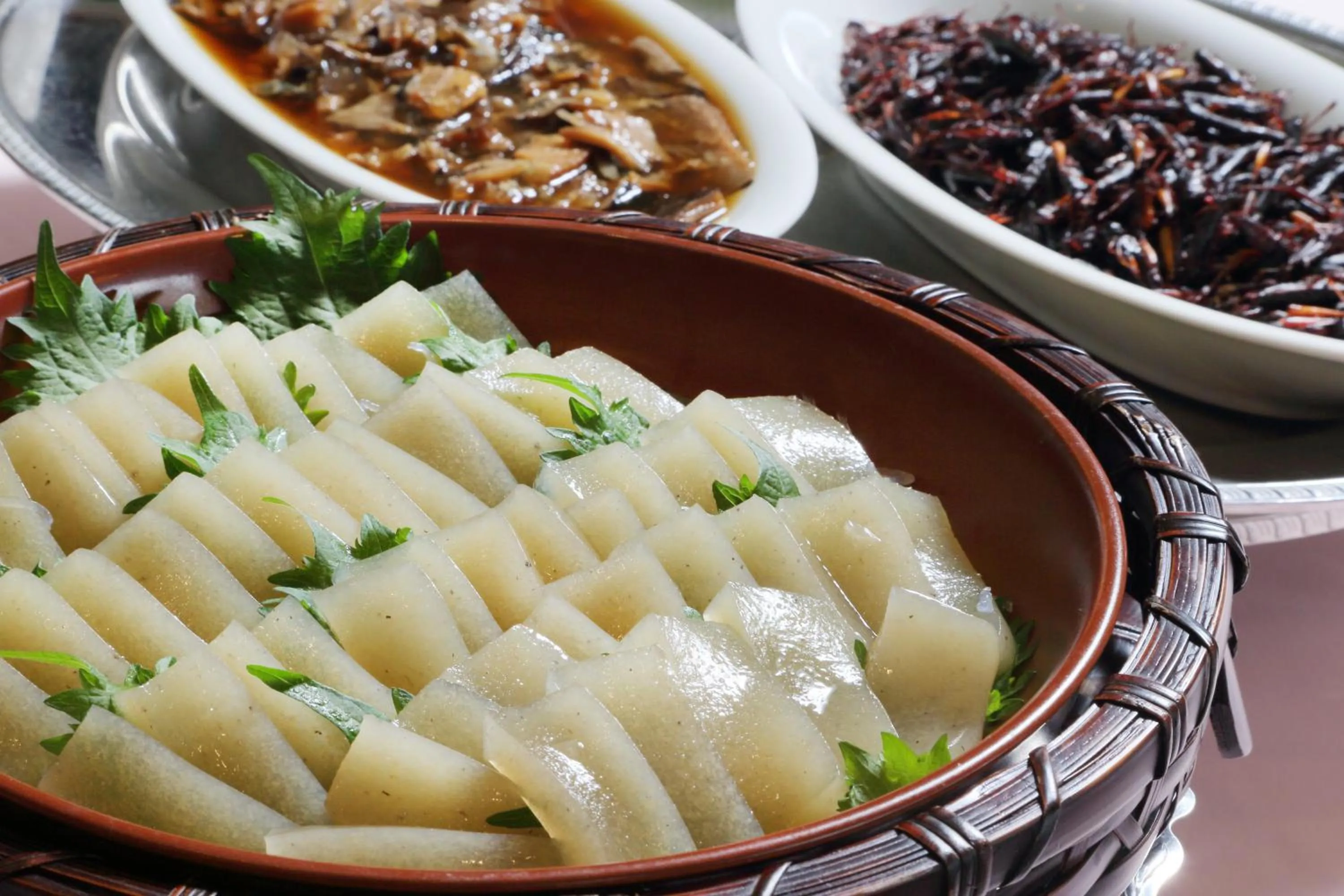 Food and drinks in Kami no yama Azumaya