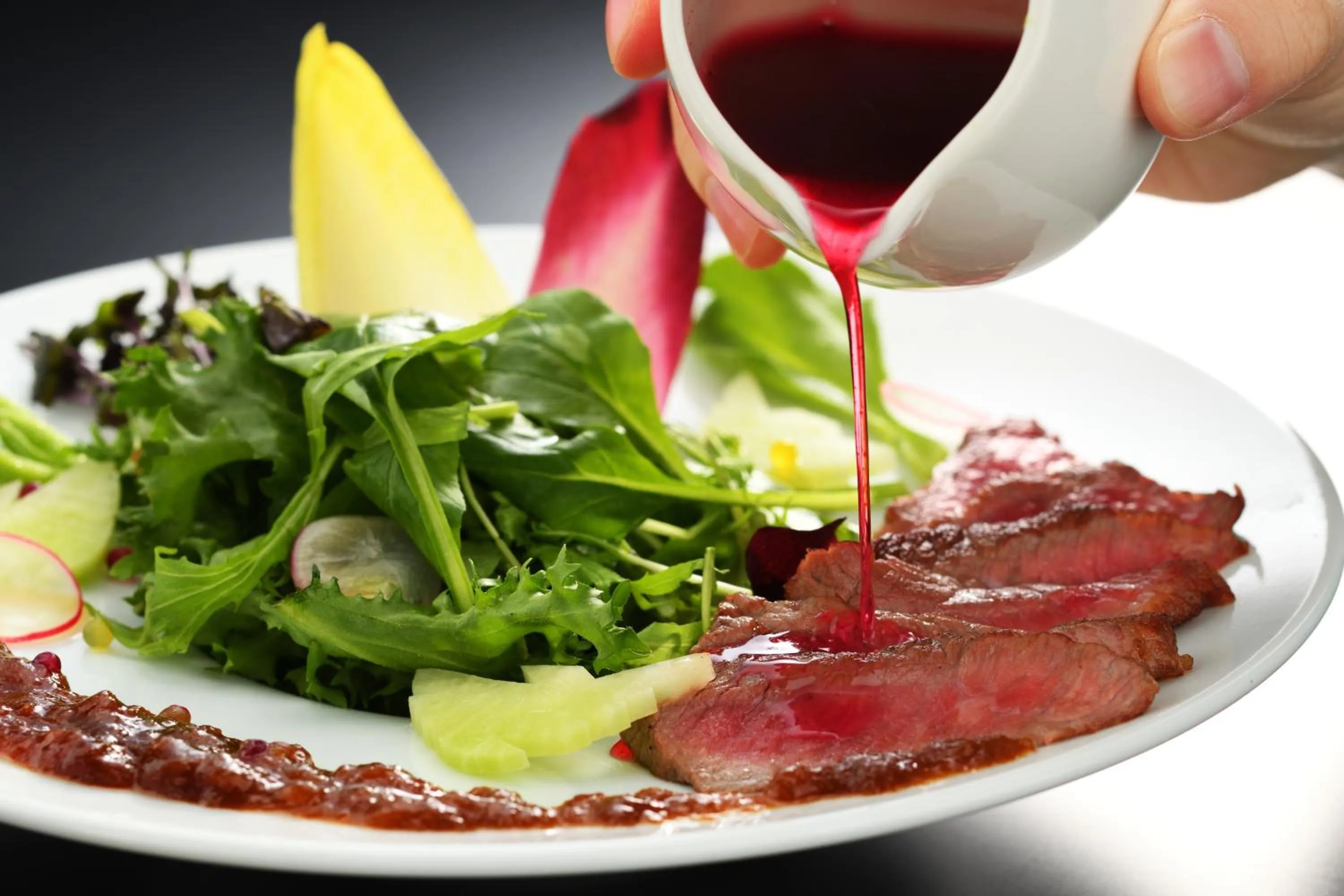 Food close-up in Kami no yama Azumaya