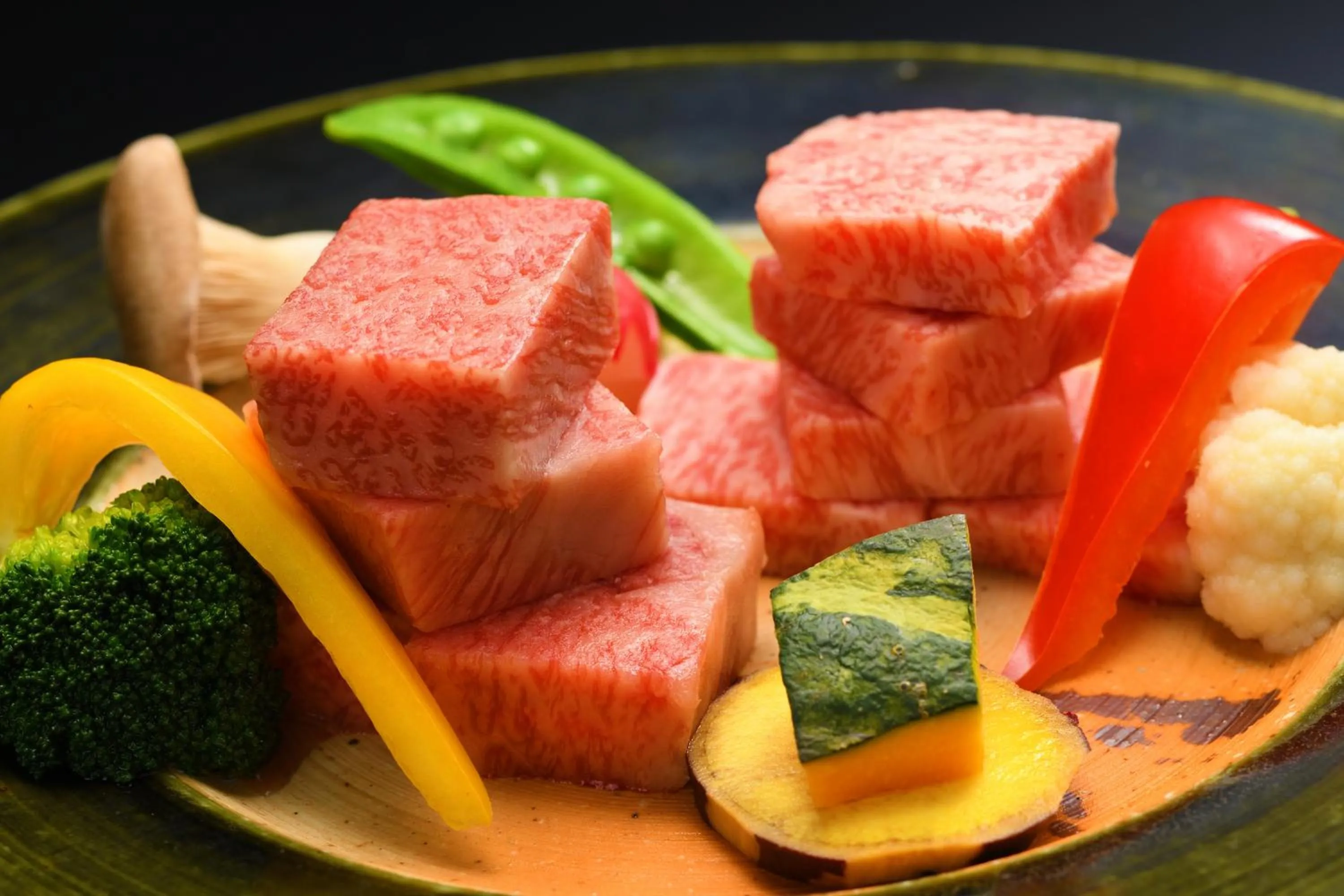 Food close-up in Kami no yama Azumaya