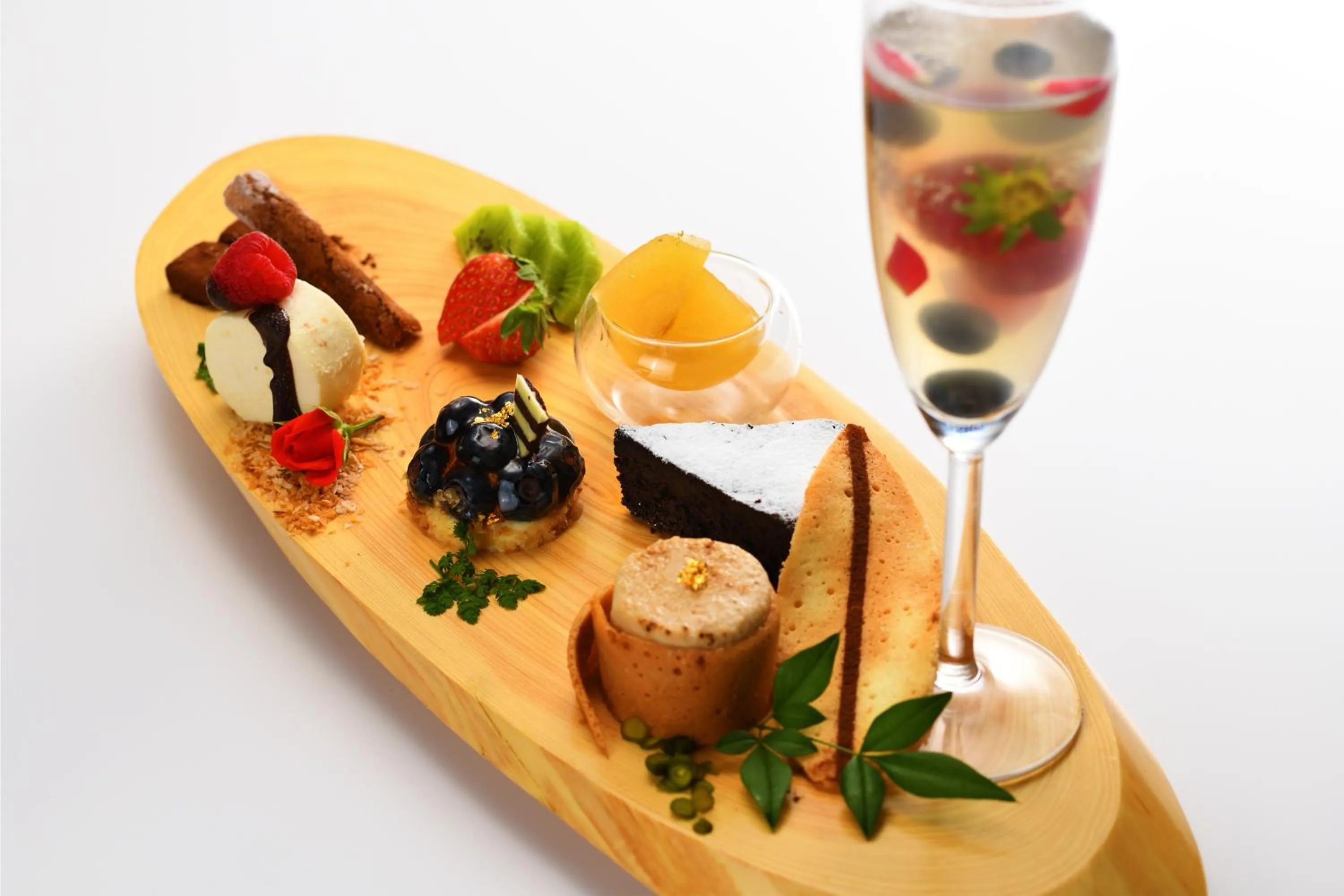 Food close-up in Kami no yama Azumaya