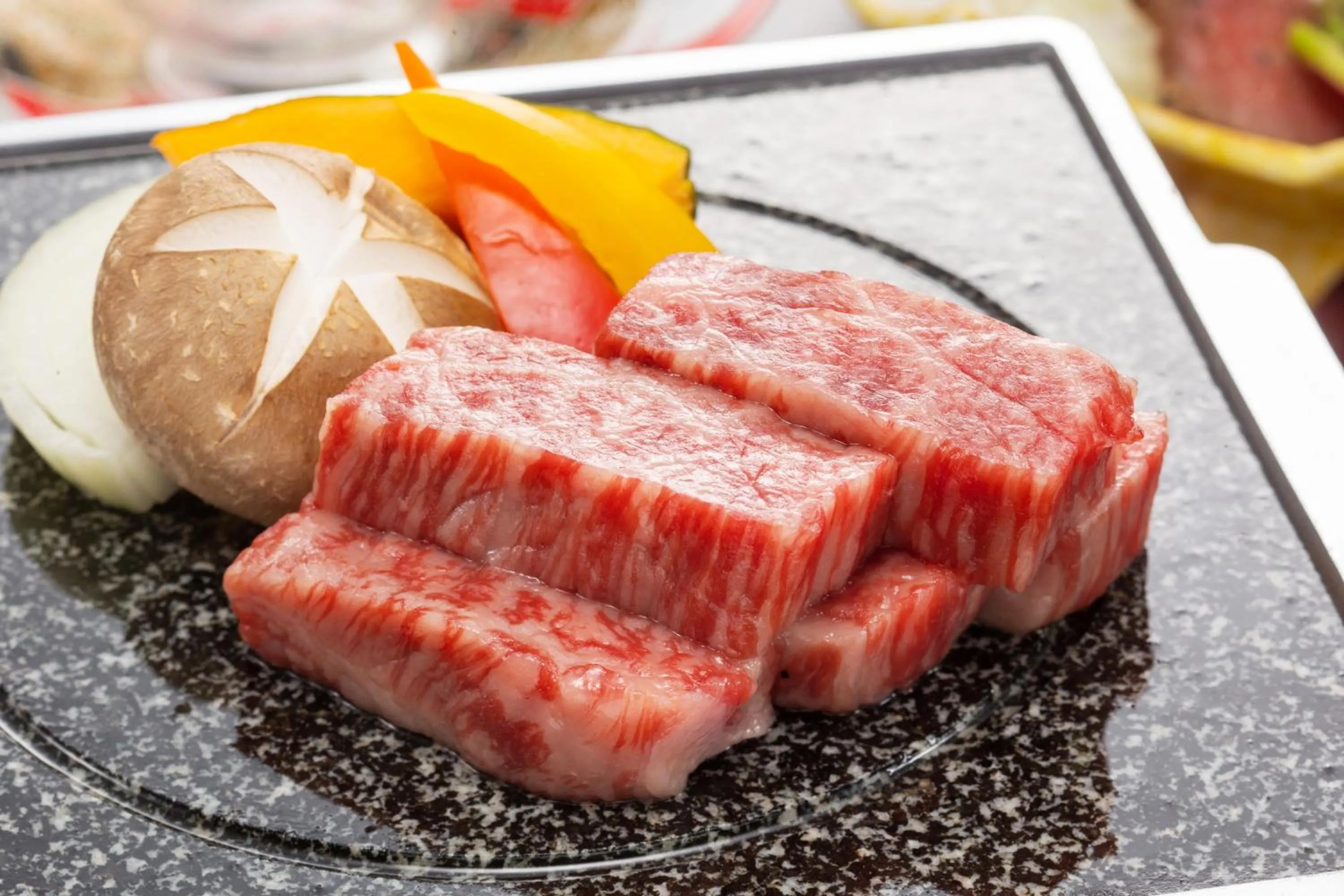 Food close-up in Kami no yama Azumaya