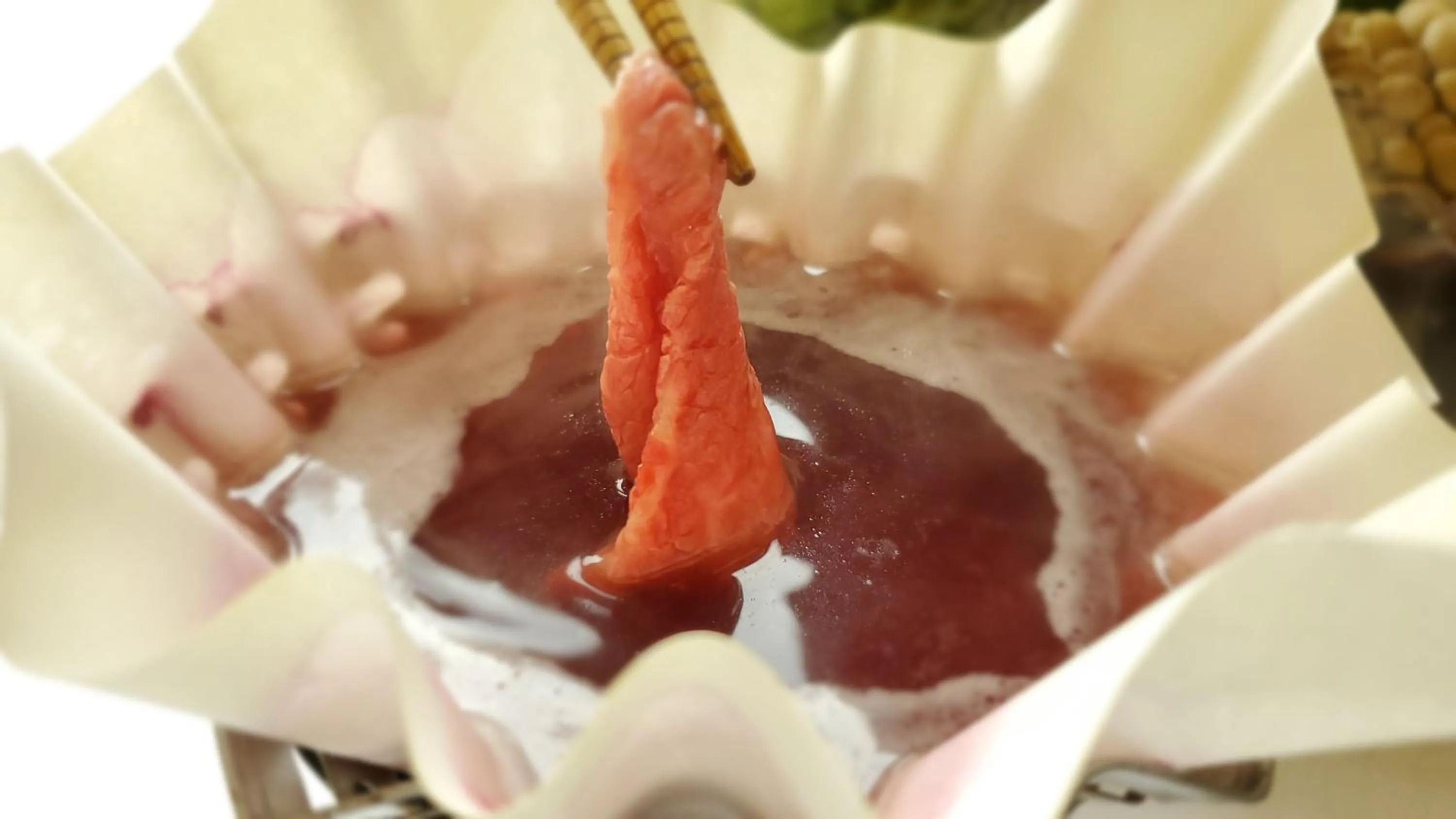 Food close-up in Kami no yama Azumaya