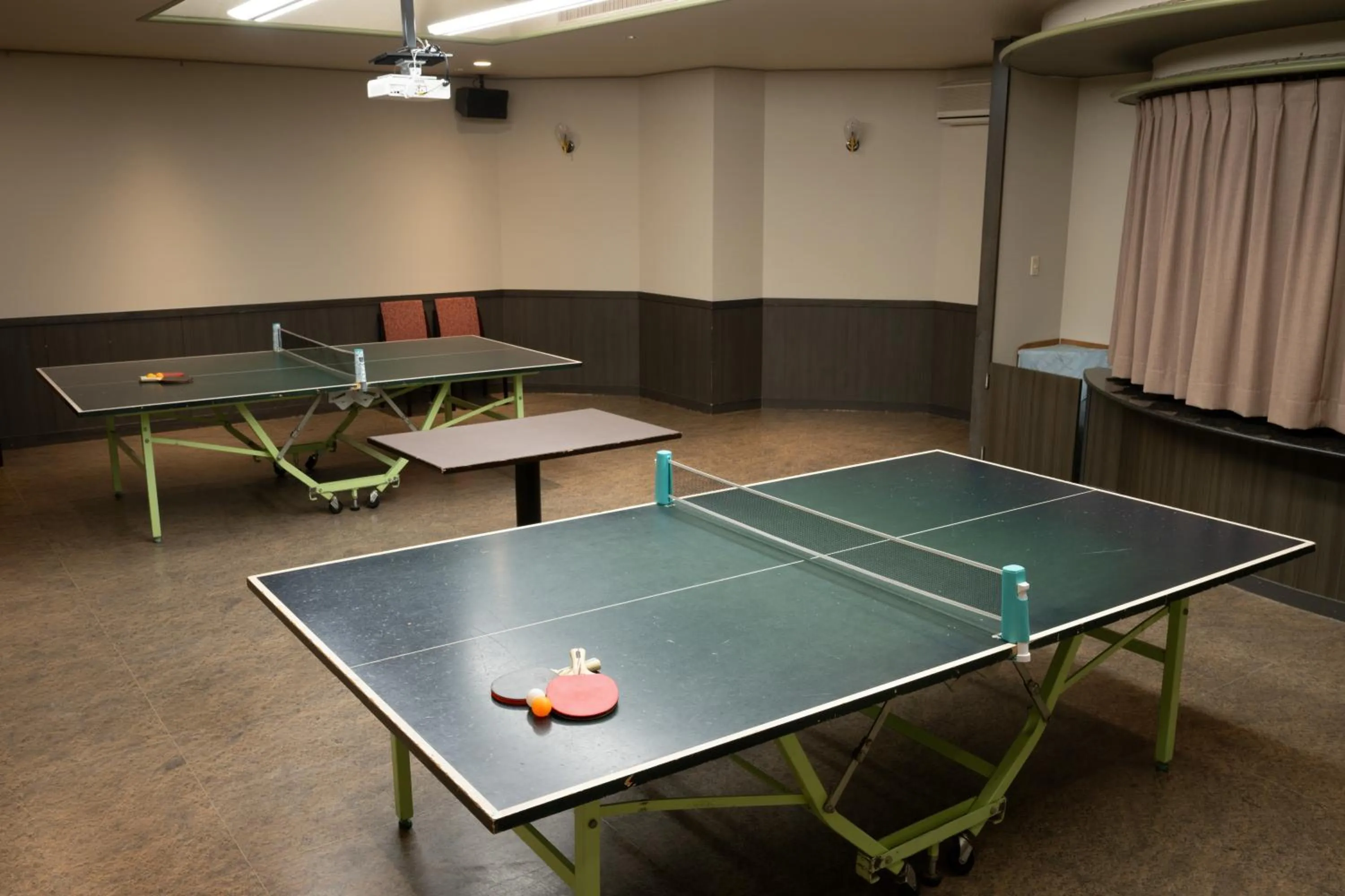 Table tennis in Kami no yama Azumaya