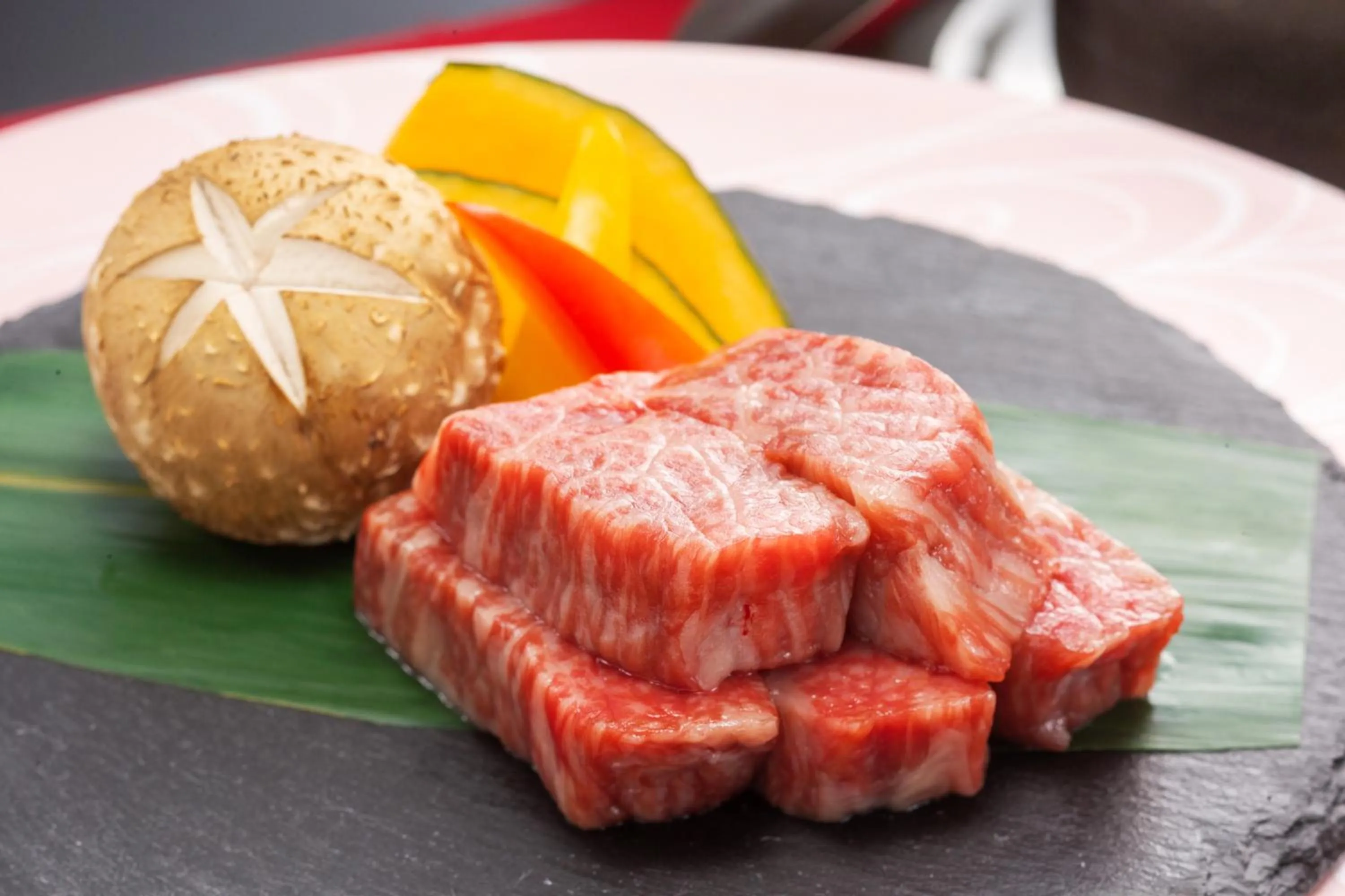 Food close-up in Kami no yama Azumaya