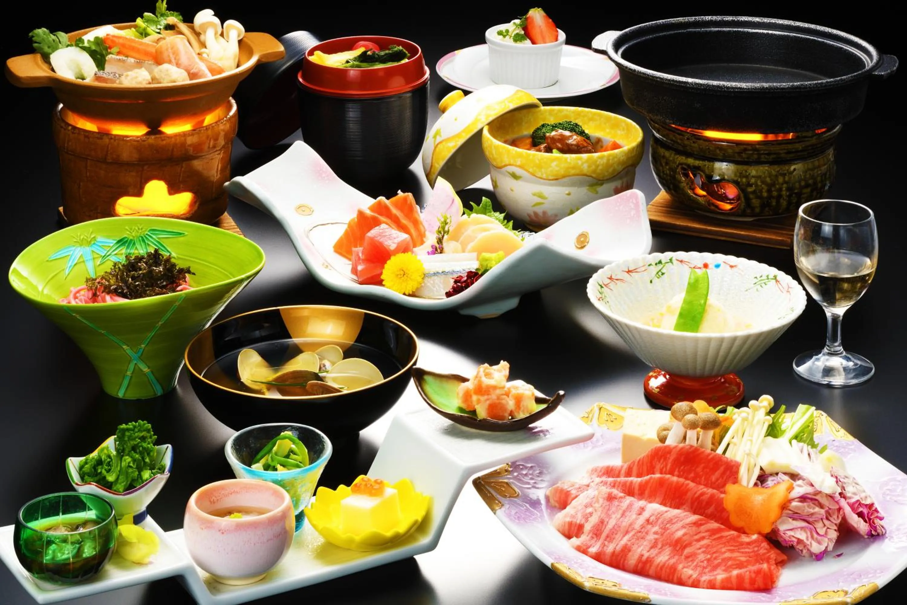 Food close-up in Kami no yama Azumaya