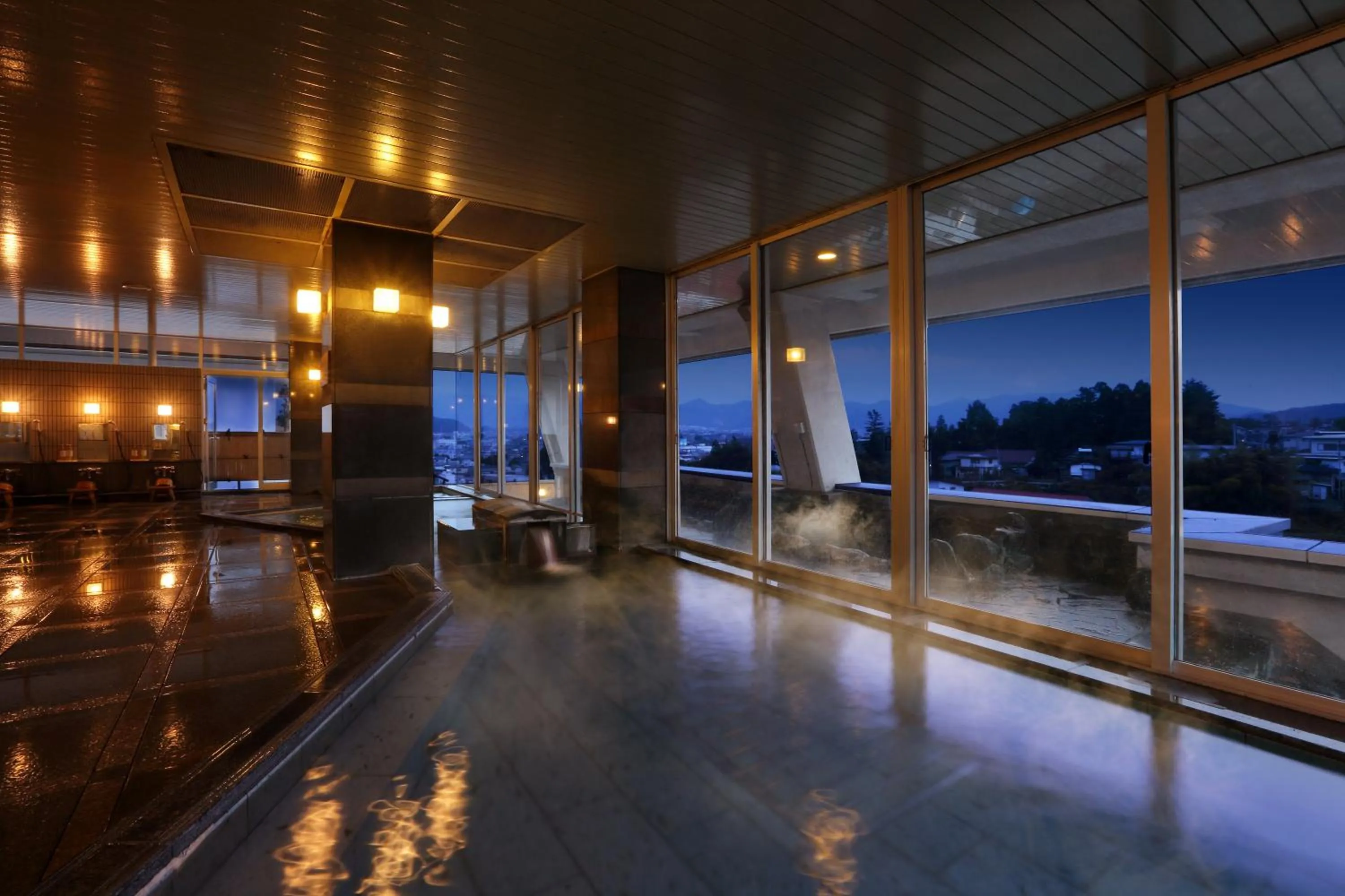 Hot Spring Bath in Kami no yama Azumaya