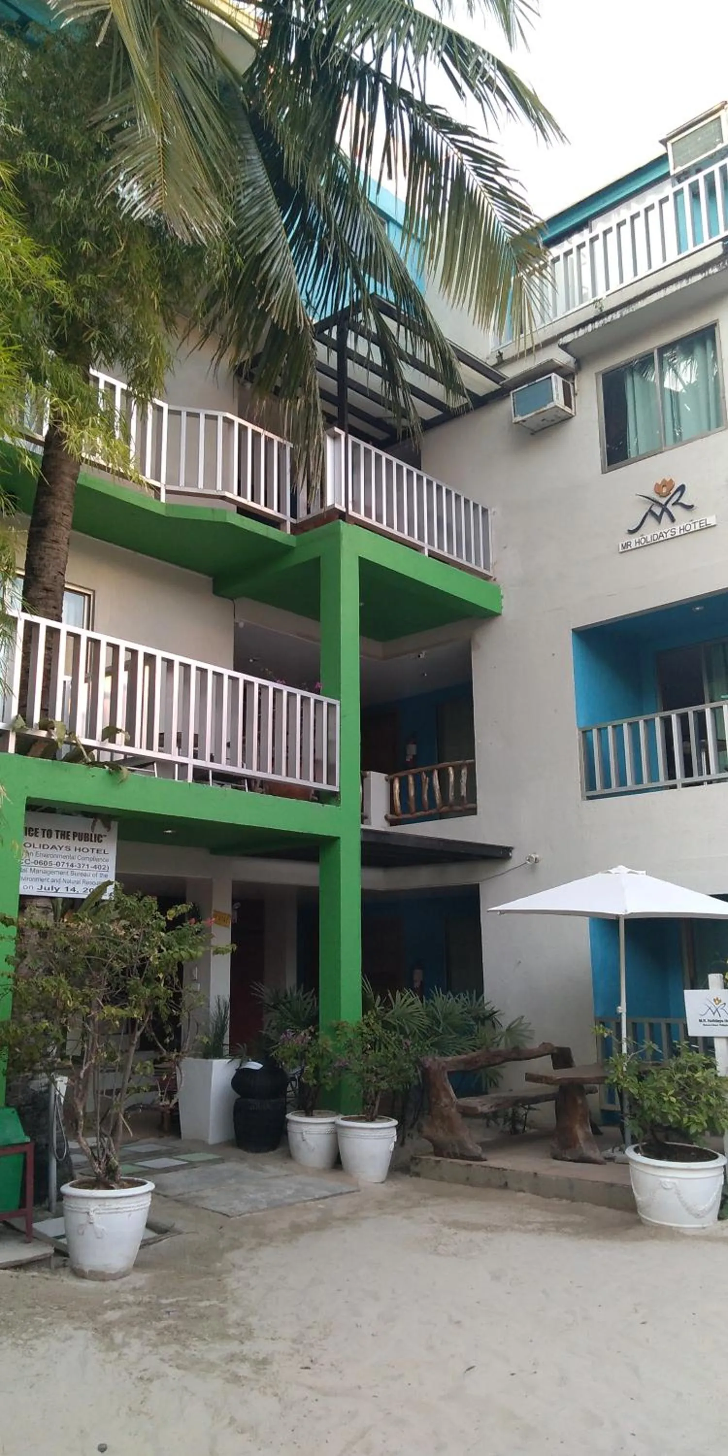 Property building in MR Holidays Hotel
