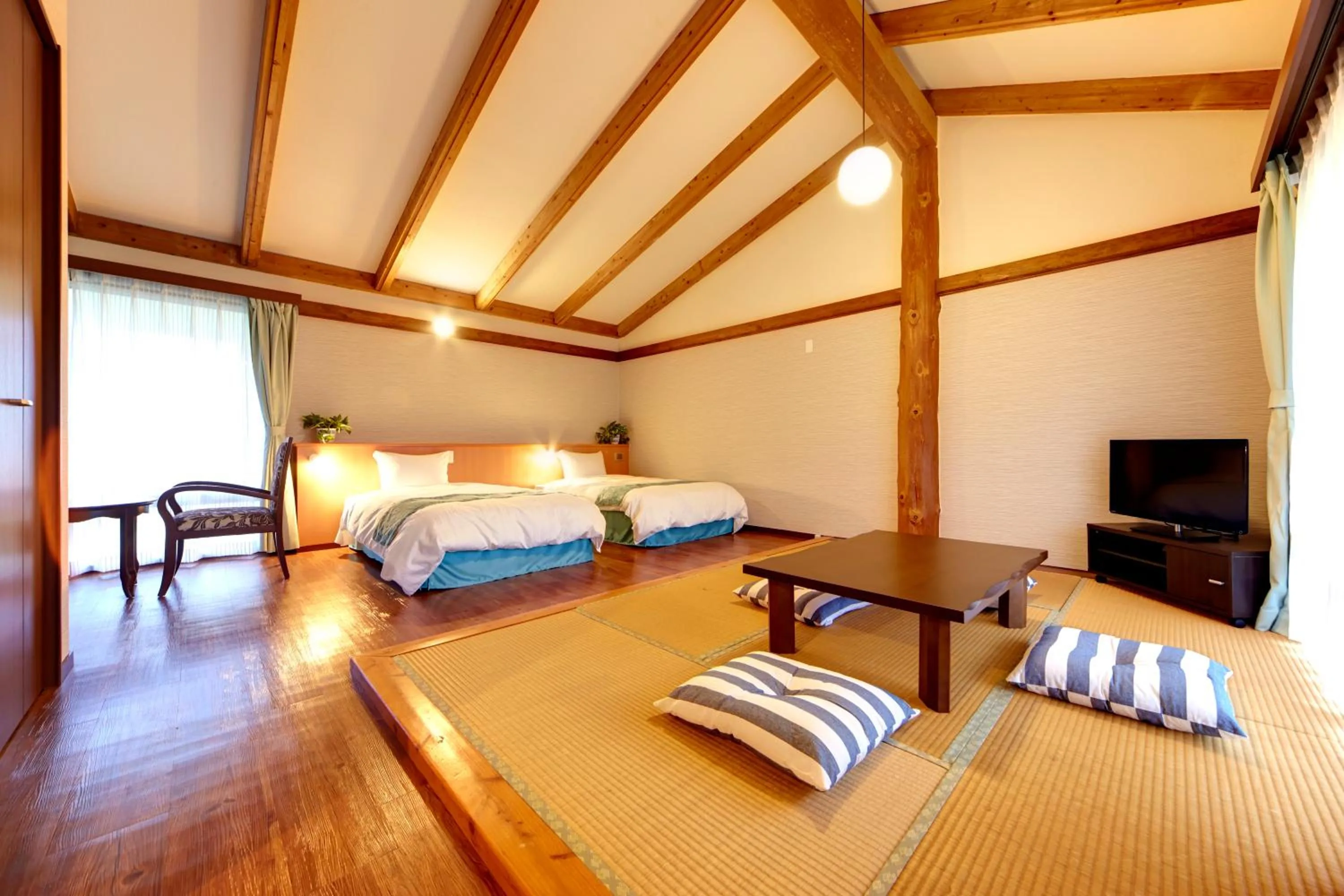 Photo of the whole room, Bed in AJ Resort Island Ikeijima
