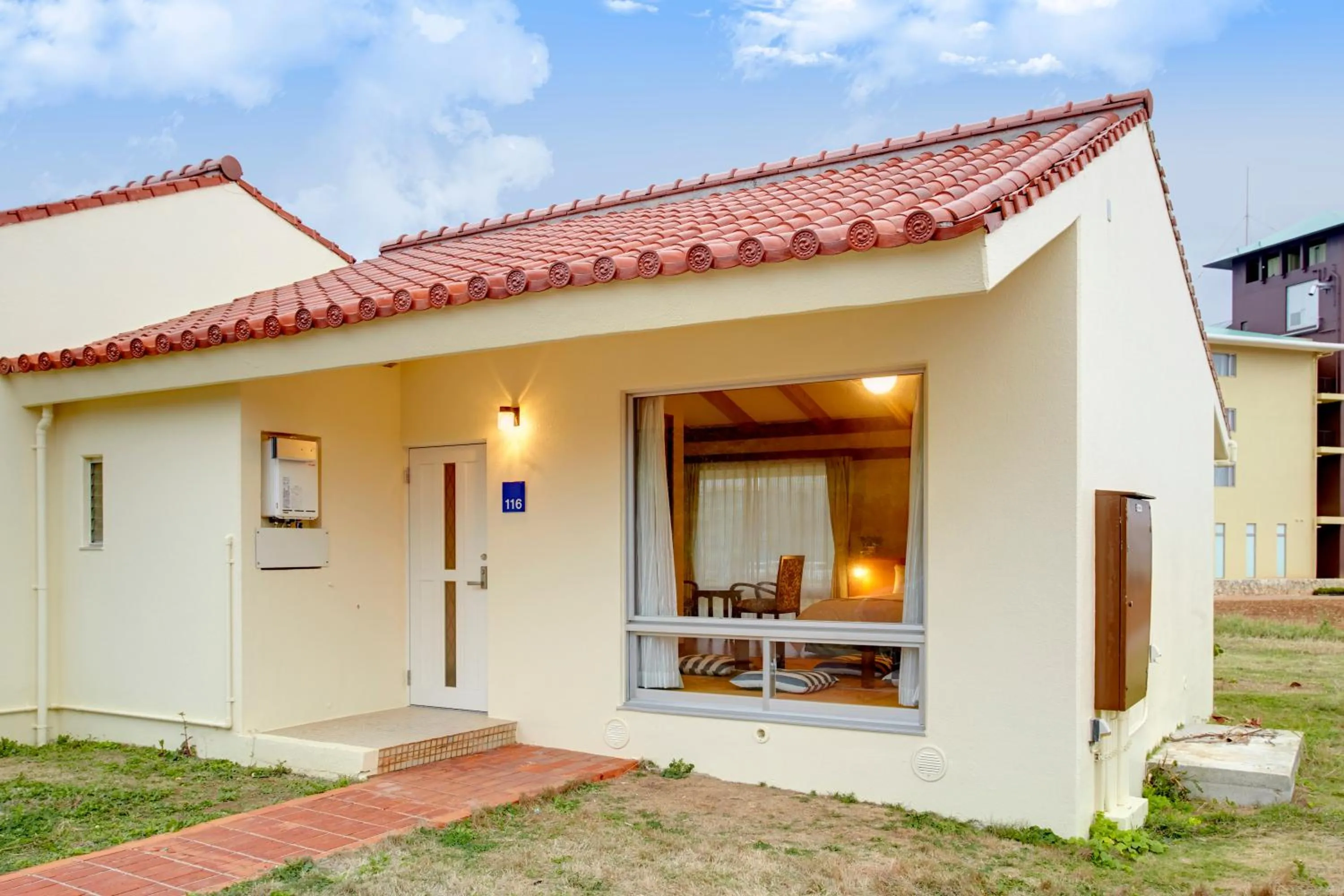 Facade/entrance in AJ Resort Island Ikeijima