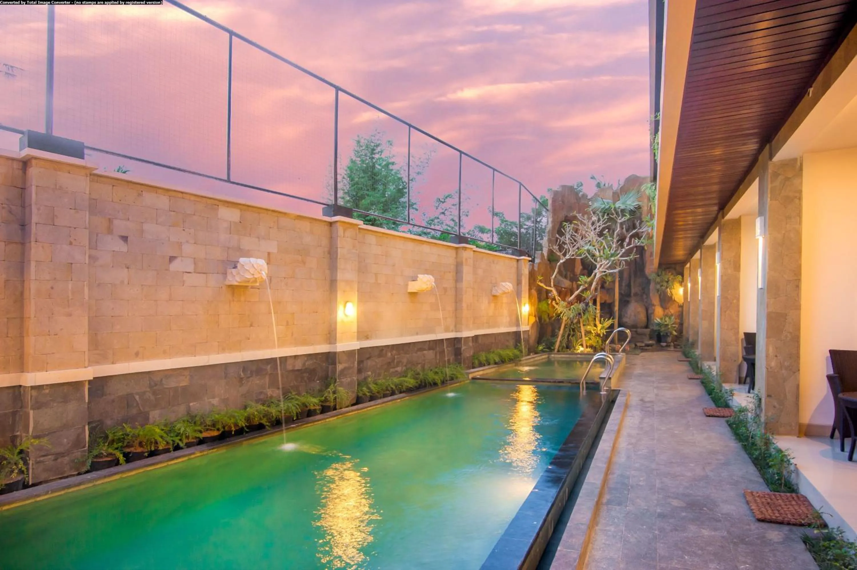 Swimming pool in The Swaha Ubud Hotel