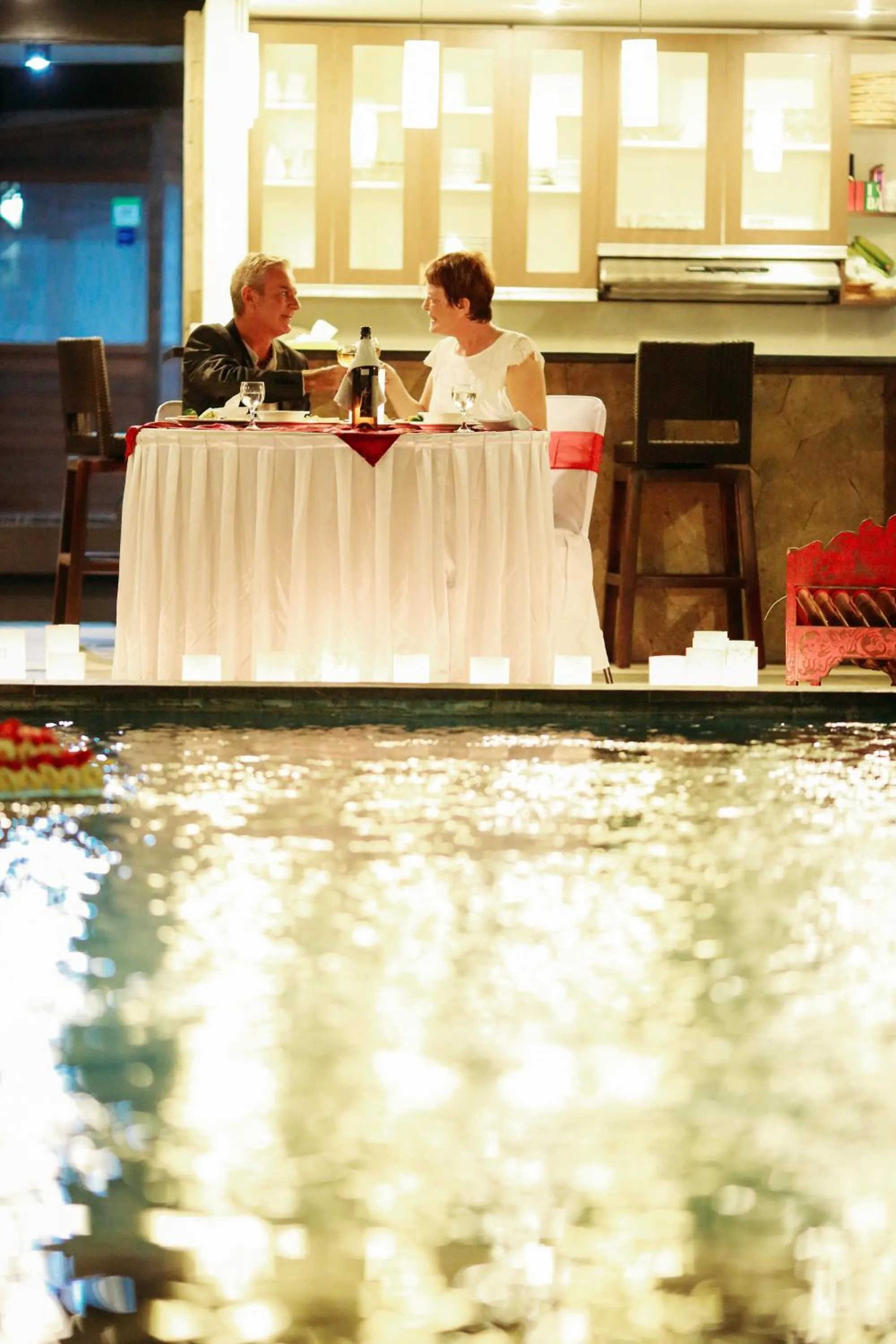 Dining area in The Swaha Ubud Hotel