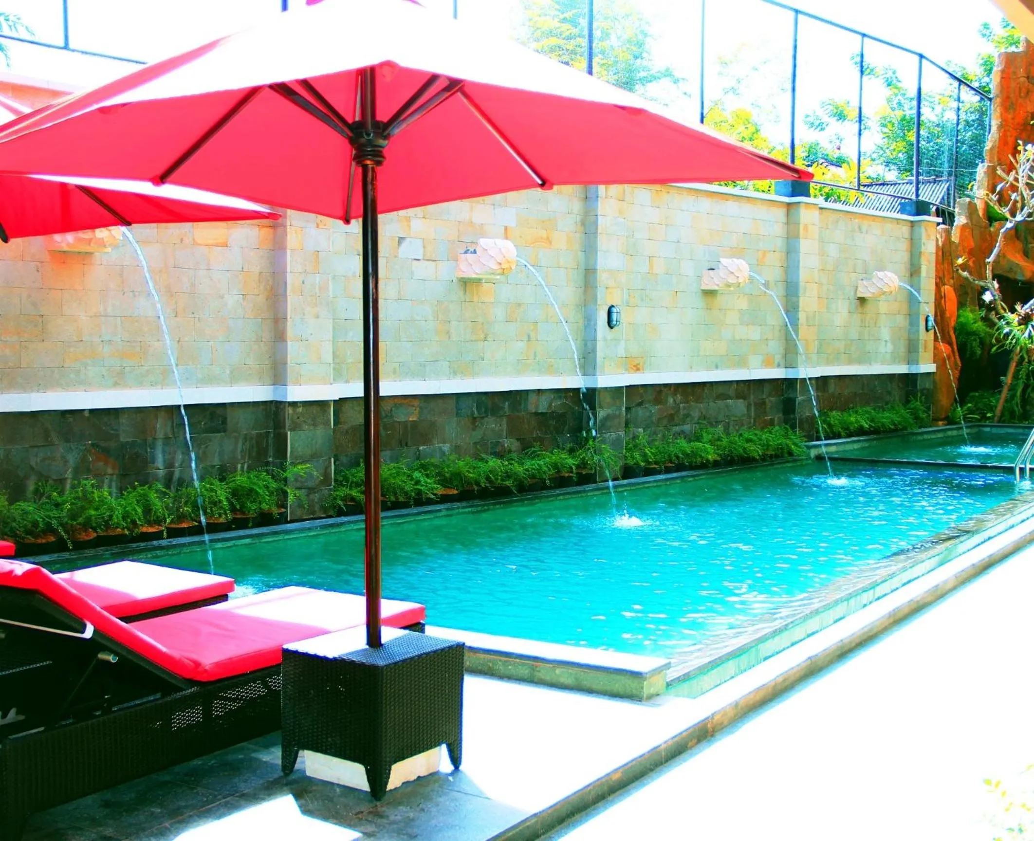 Swimming pool in The Swaha Ubud Hotel