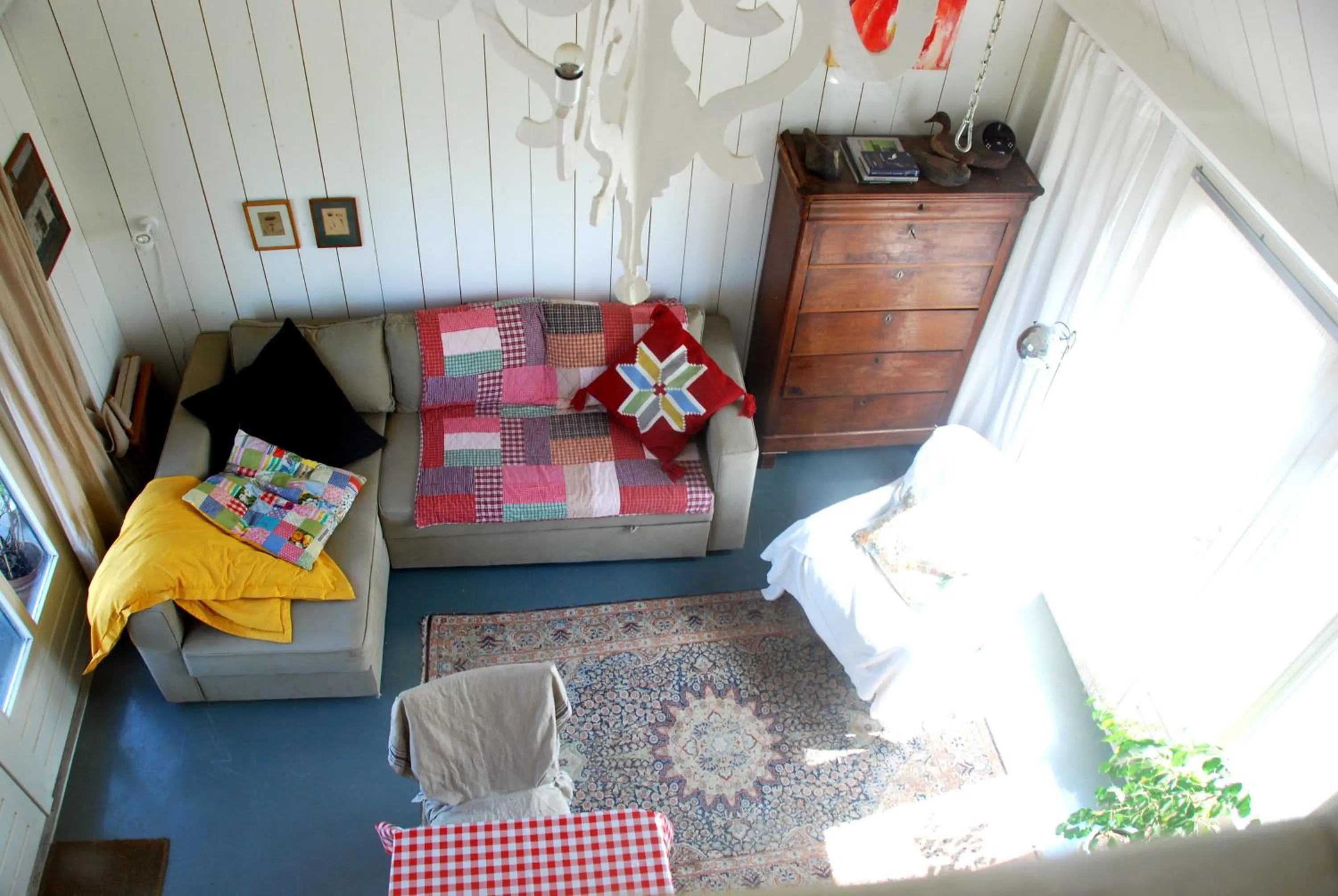 Living room, Bed in Bed In Waterland