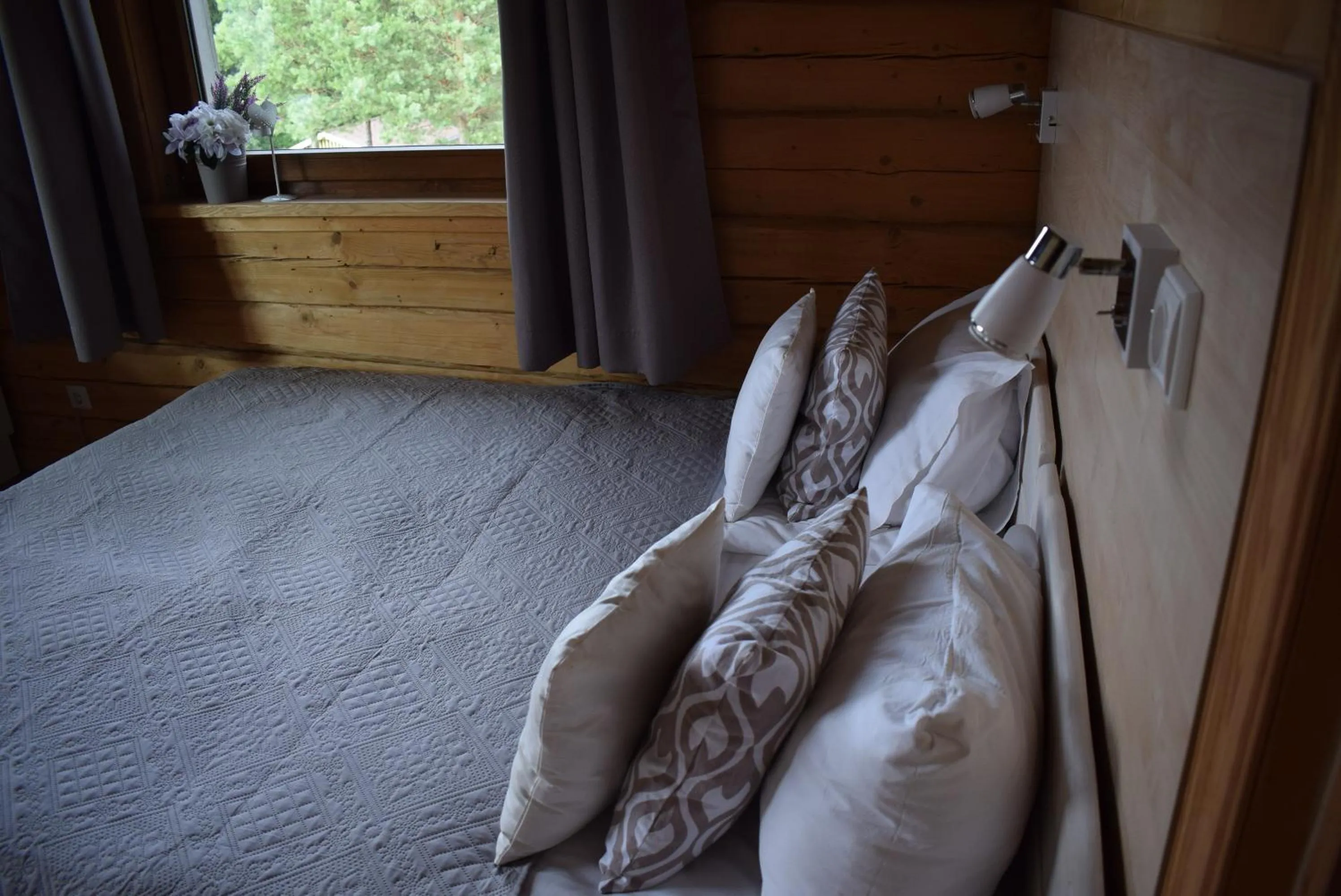 Bed in Kaimo turizmo sodyba Geras