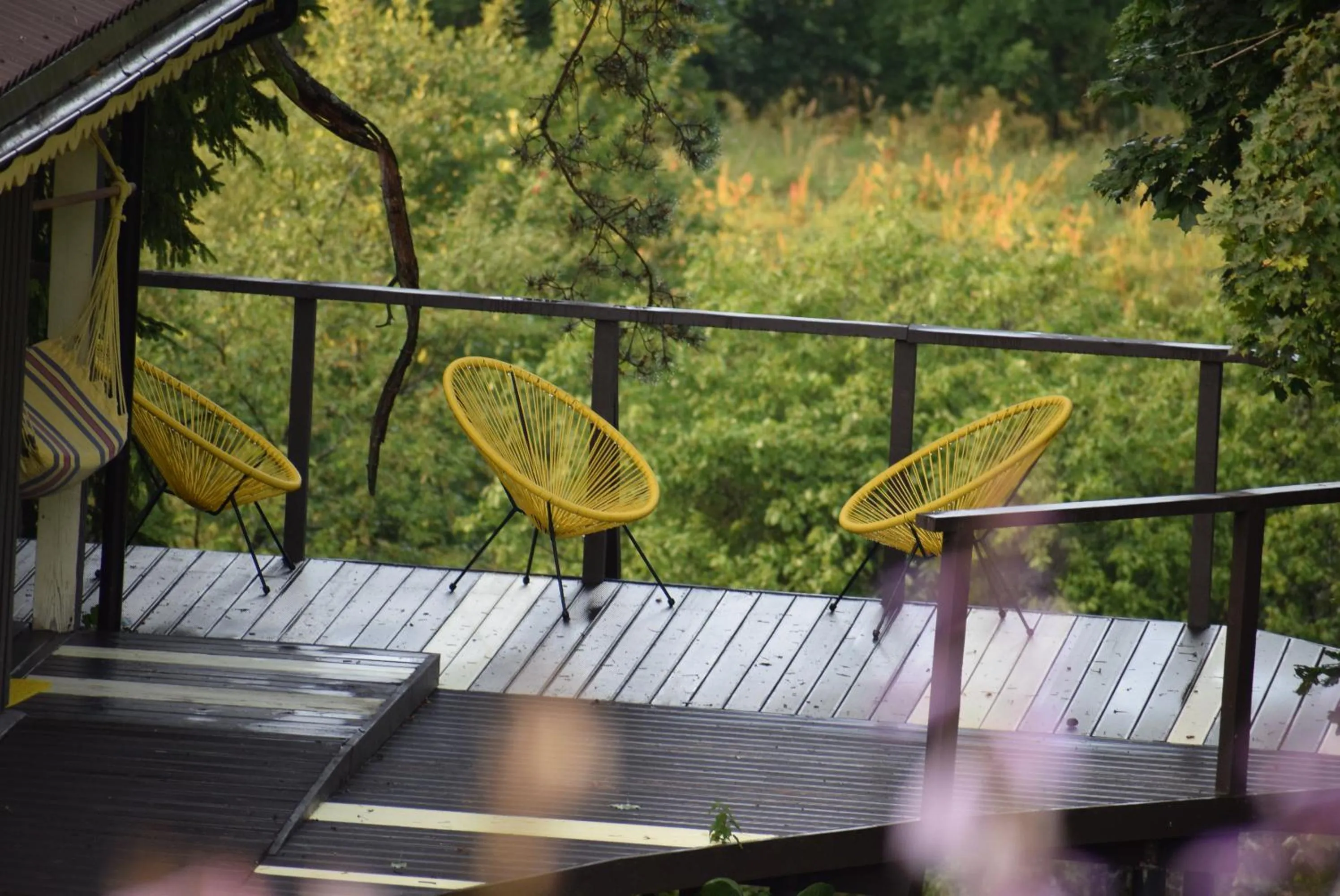 Balcony/Terrace in Kaimo turizmo sodyba Geras