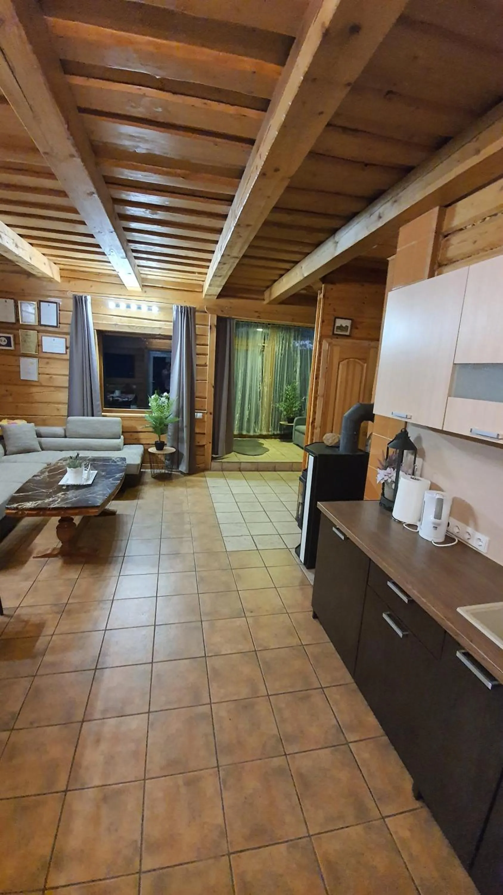 Communal kitchen in Kaimo turizmo sodyba Geras