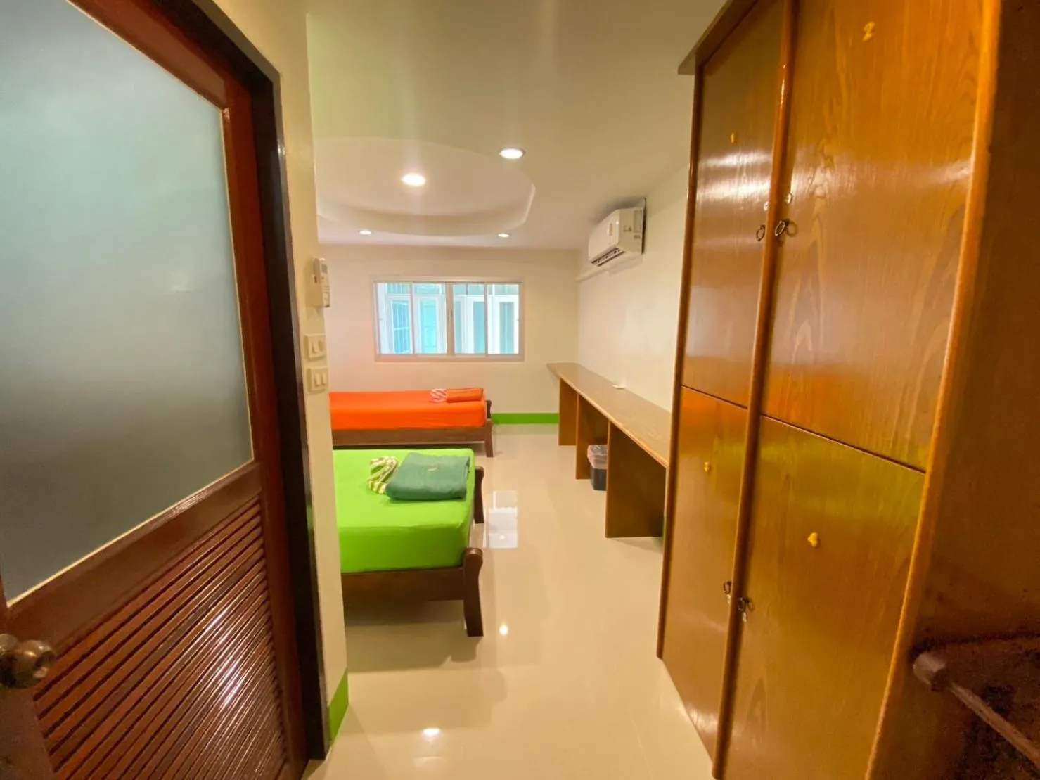 Photo of the whole room, Bed in Lotus Hostel Beach Koh Tao