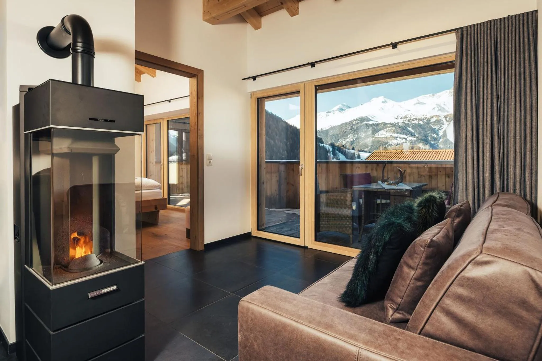 Living room in Haus Piz Lad