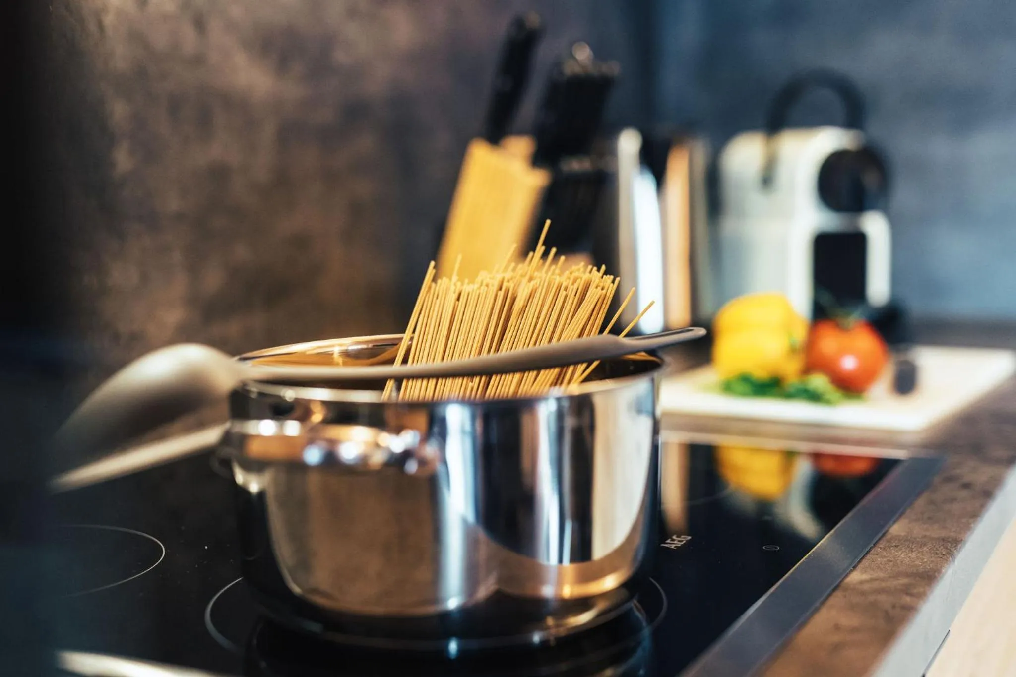 Kitchen or kitchenette in Haus Piz Lad