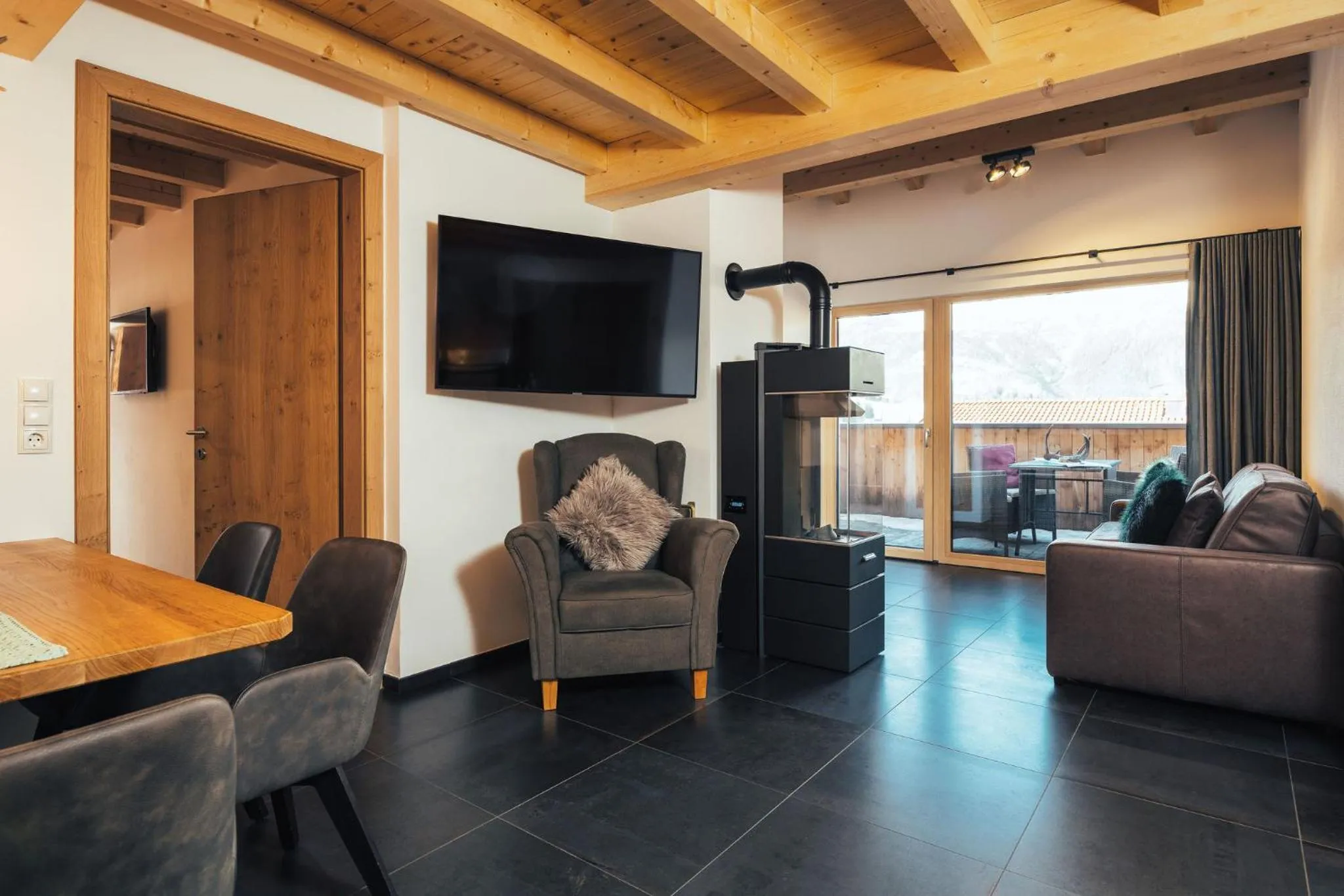 Living room in Haus Piz Lad