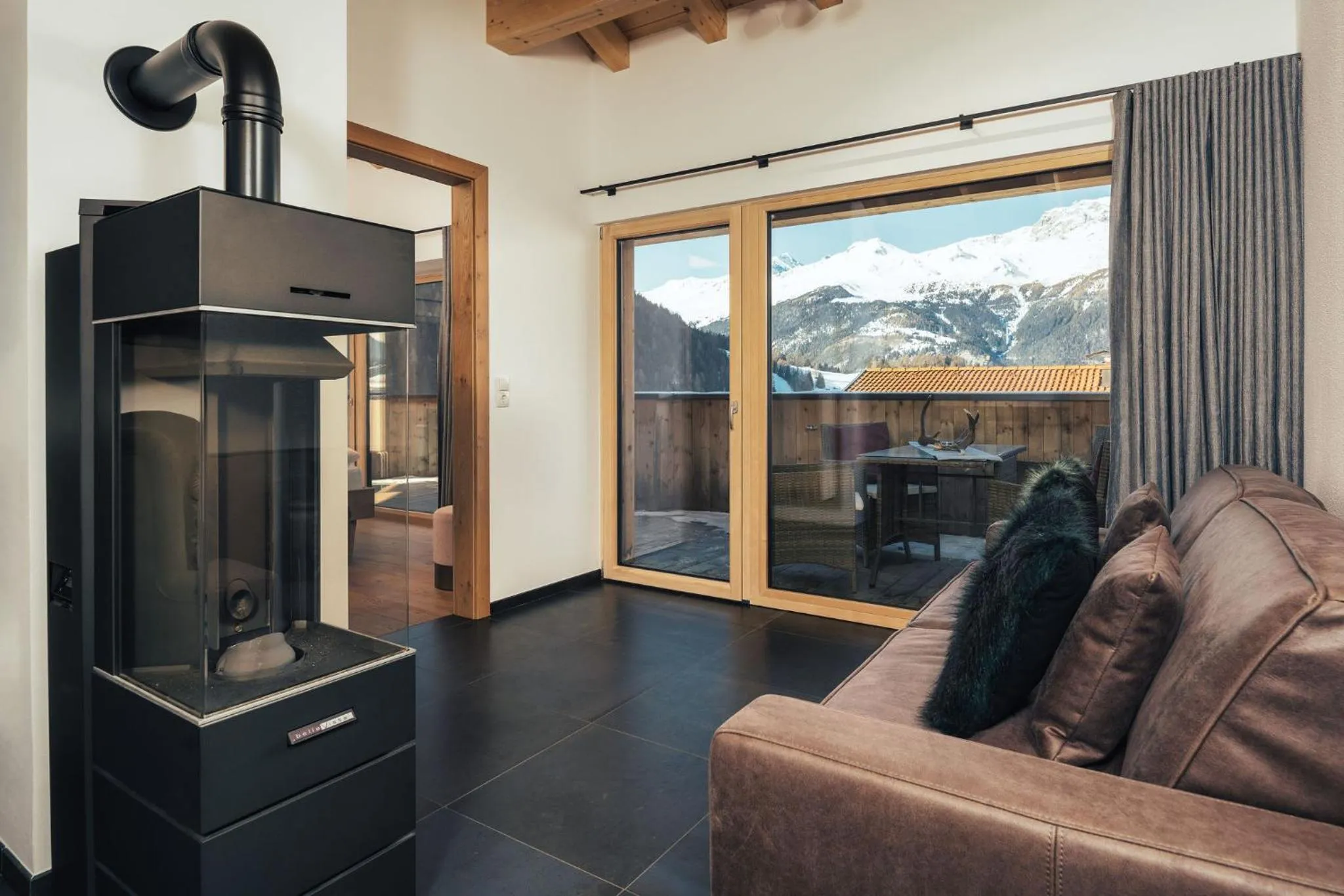 Living room in Haus Piz Lad