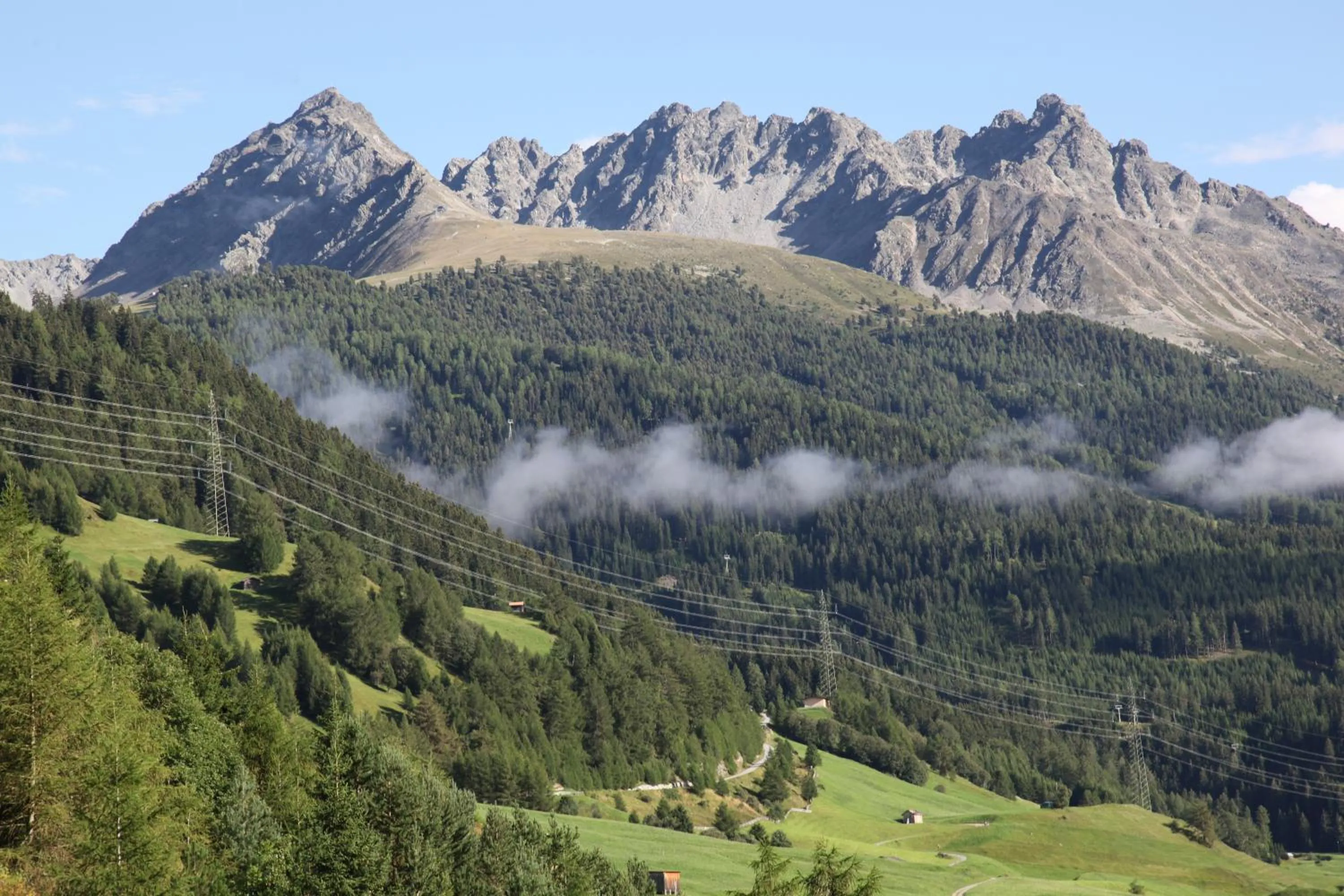 Natural landscape in Haus Piz Lad